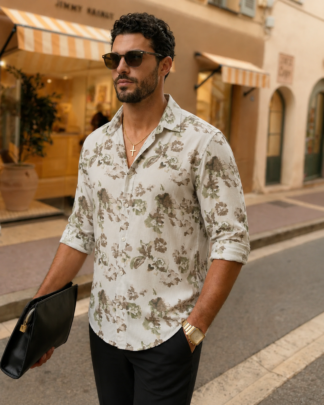 Earth Bloom Watercolor Shirt