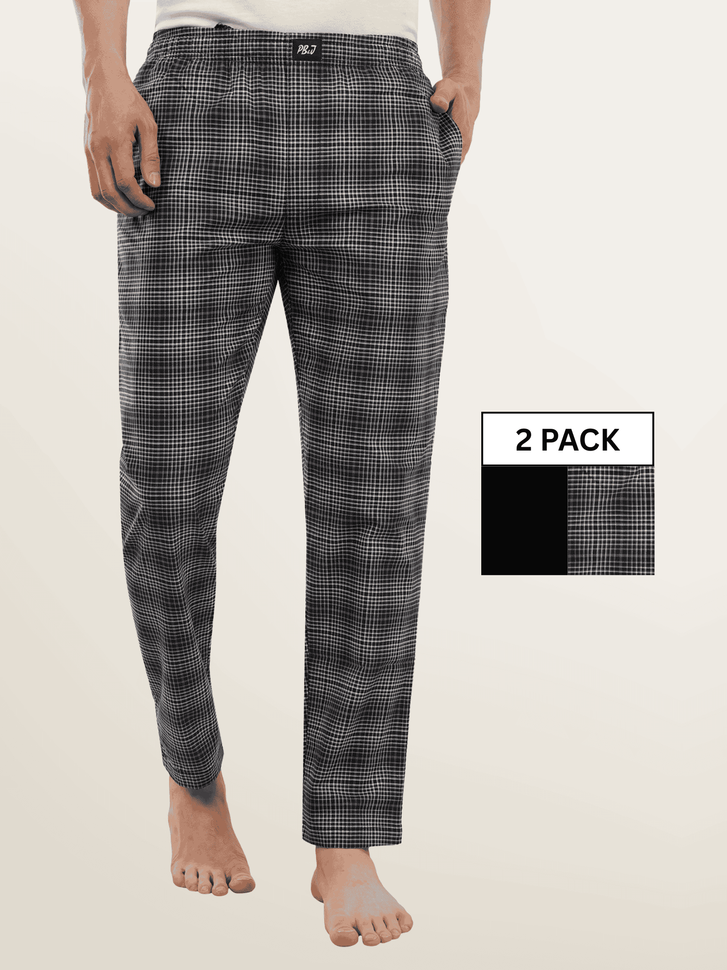 Cotton Lounge Pants Pack of 2