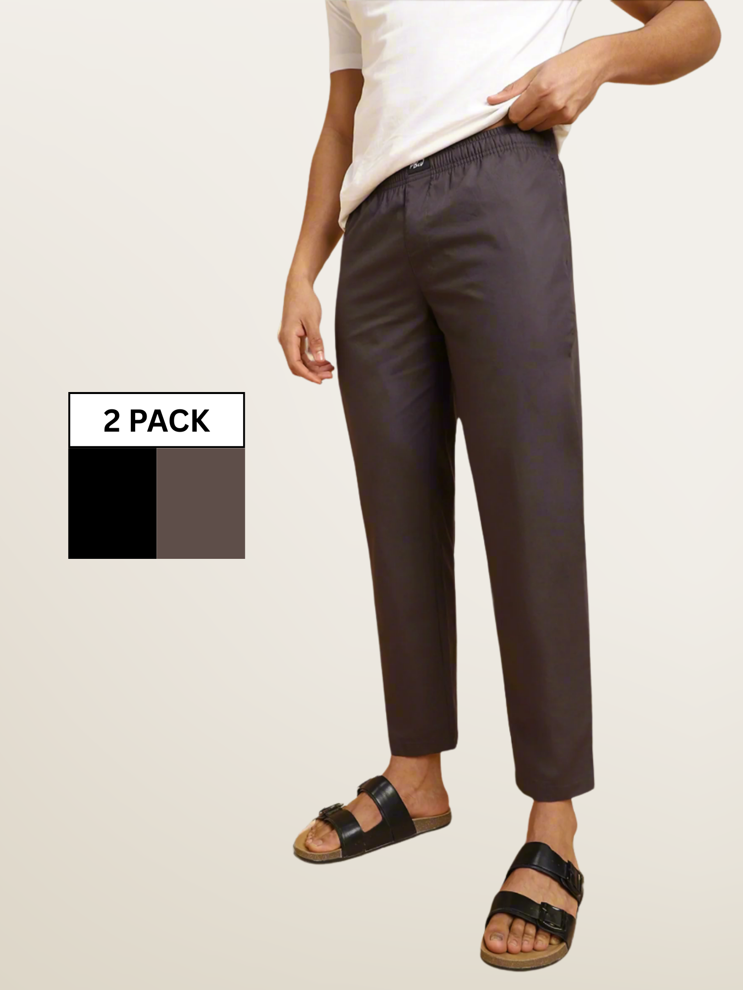 Grey & Black Pyjamas Combo Pack
