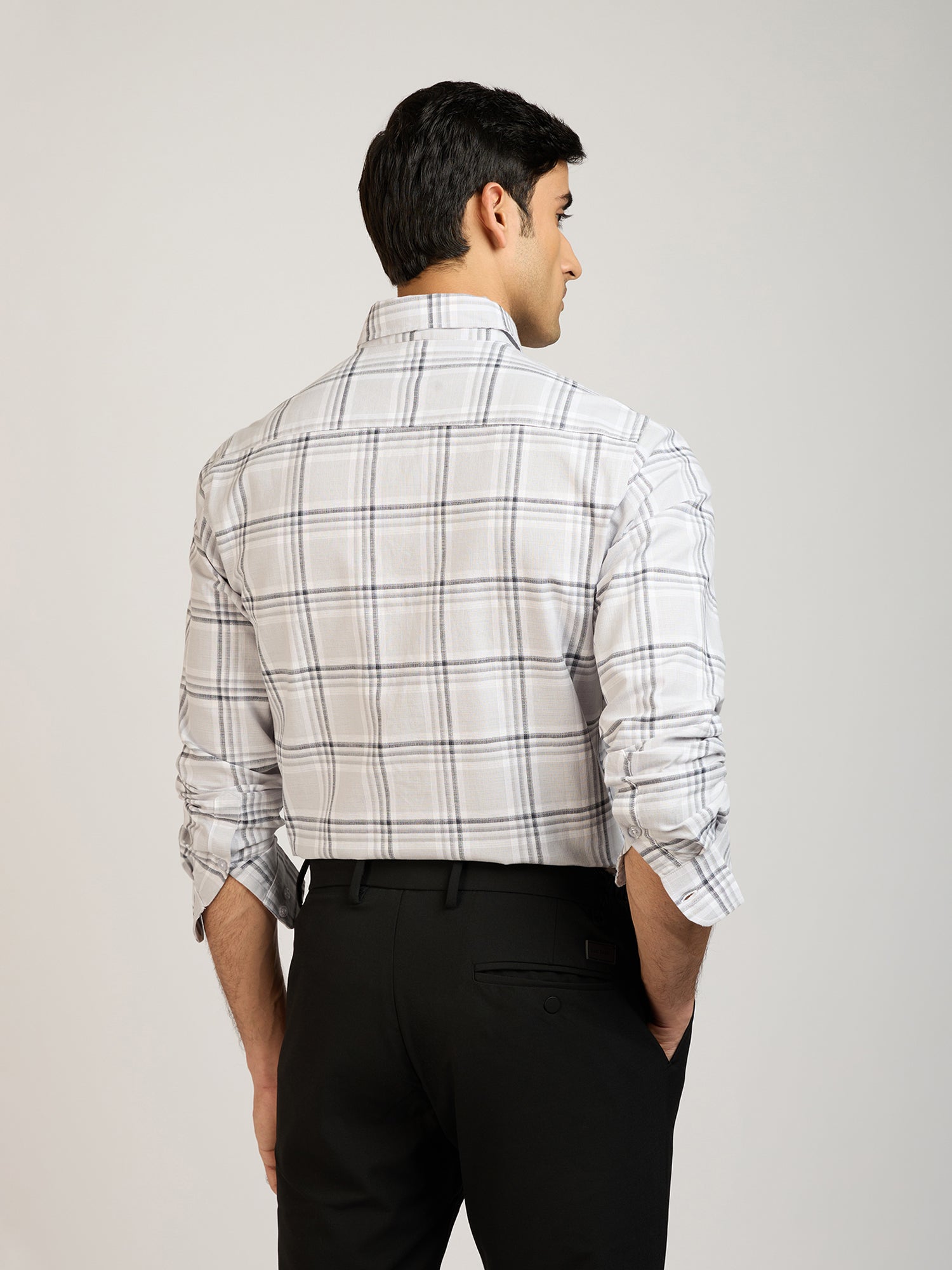 Jute Slub Check Shirt