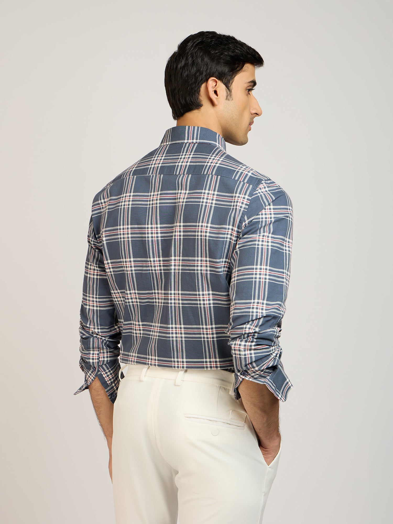 Oxford Check Grey Shirt