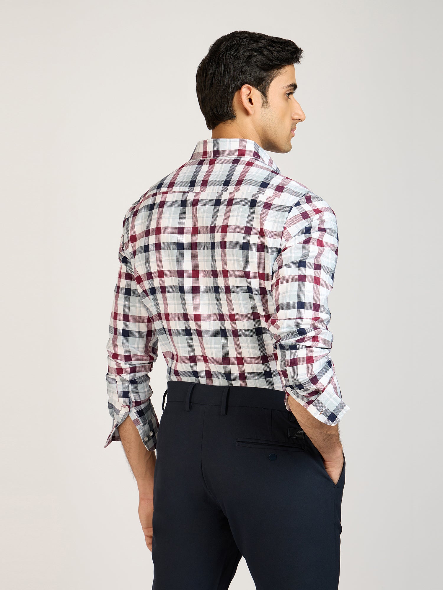 Textured Oxford Check Shirt