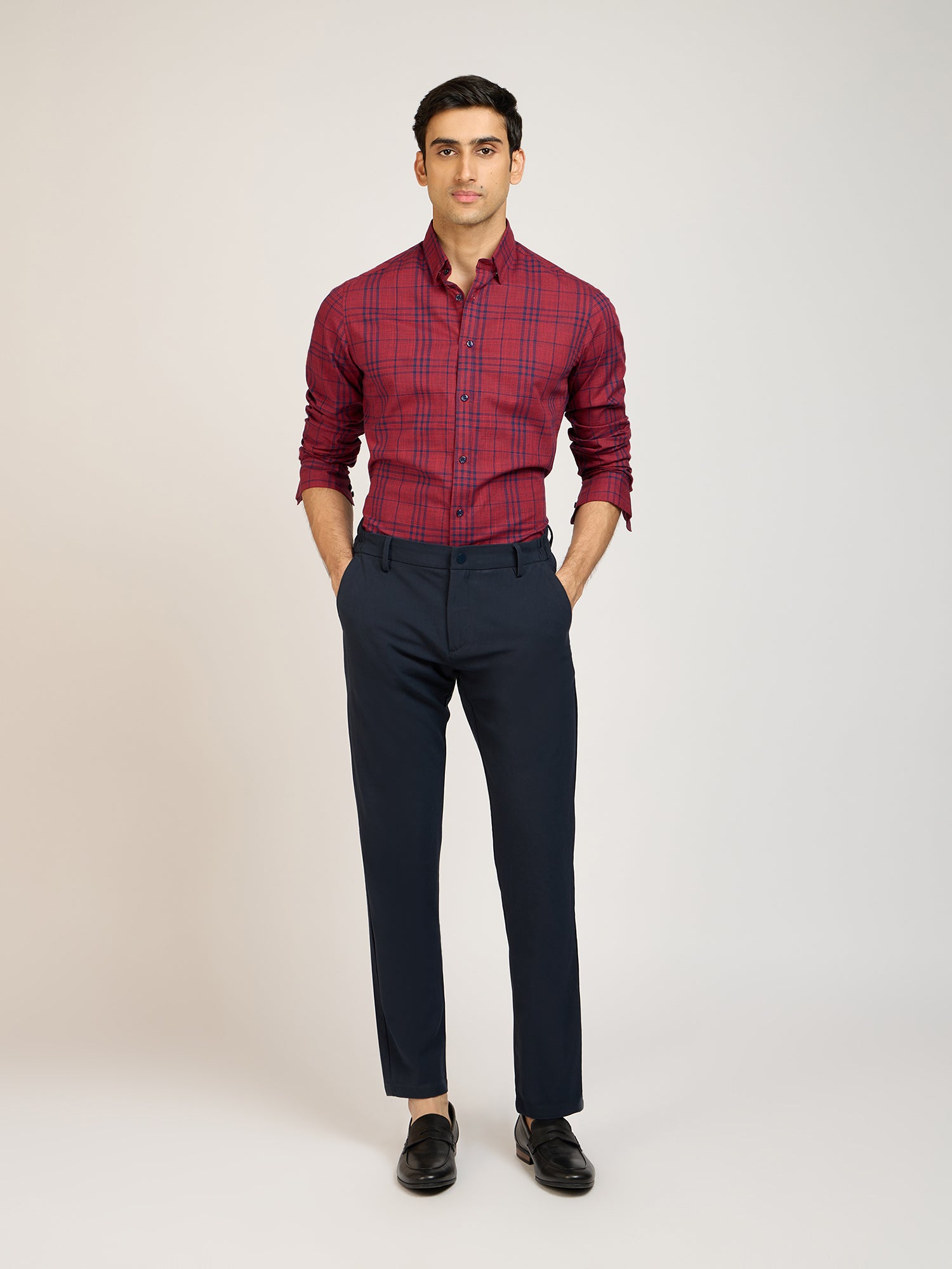 Chambray Check Shirt