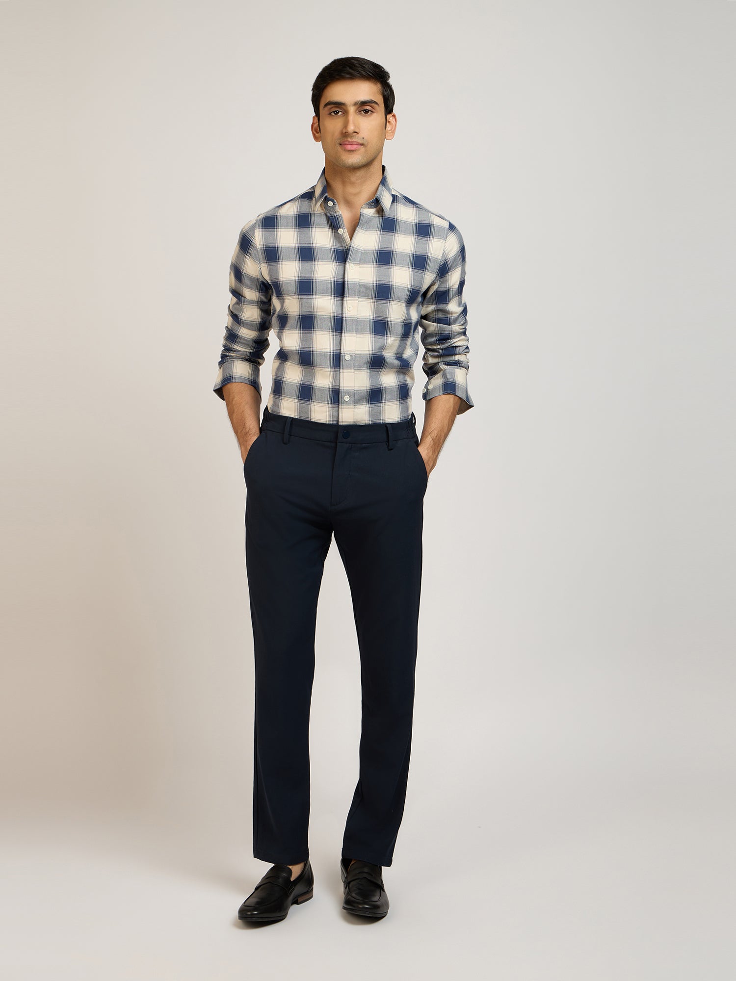 Plaiderie Blue Check Shirt