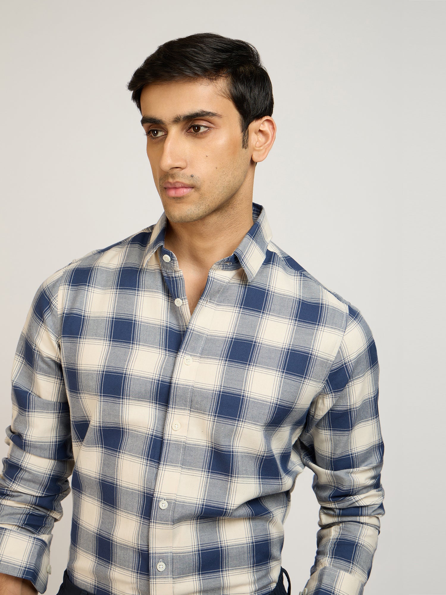 Plaiderie Blue Check Shirt