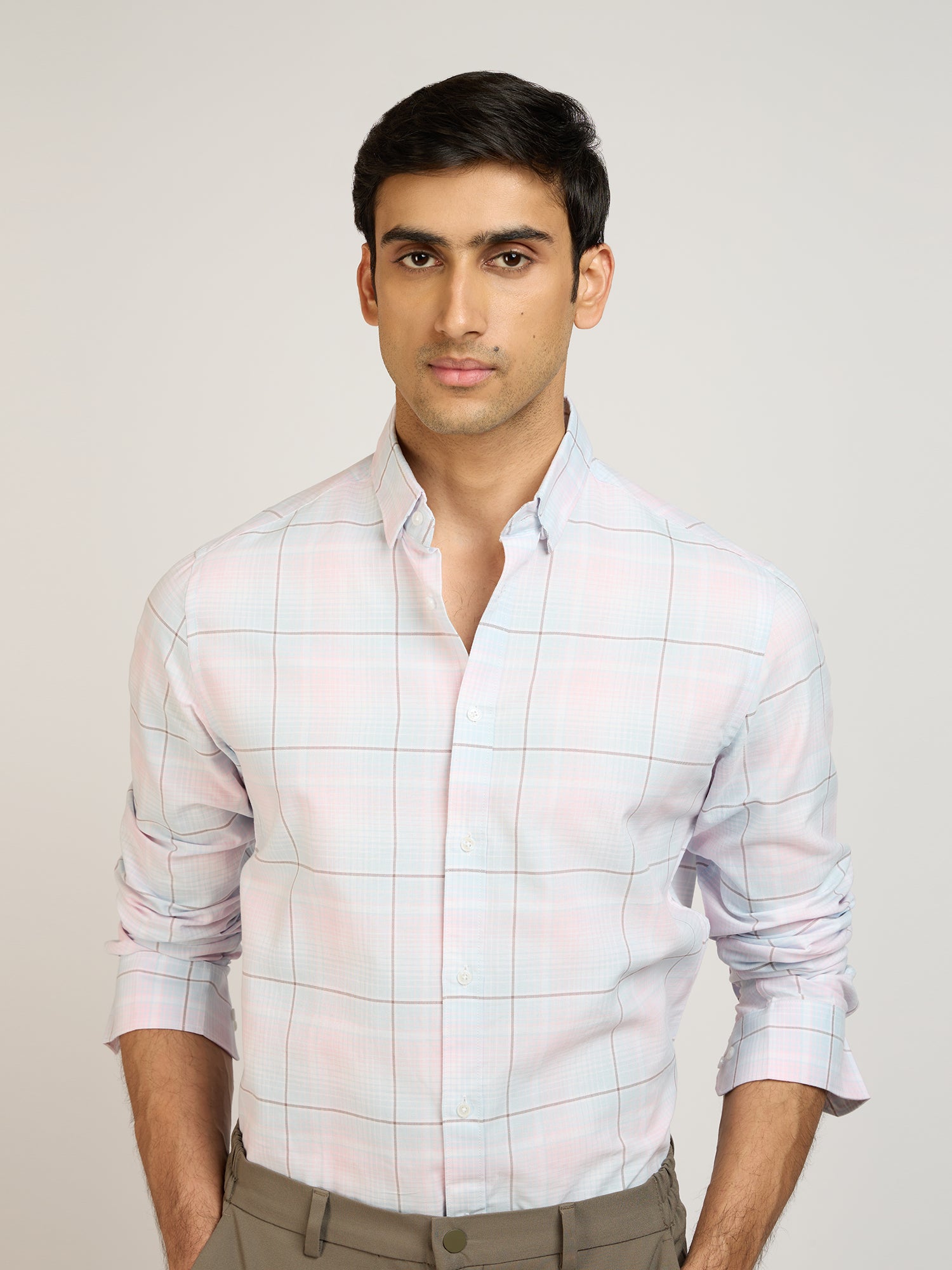 Broad Check Oxford Shirt