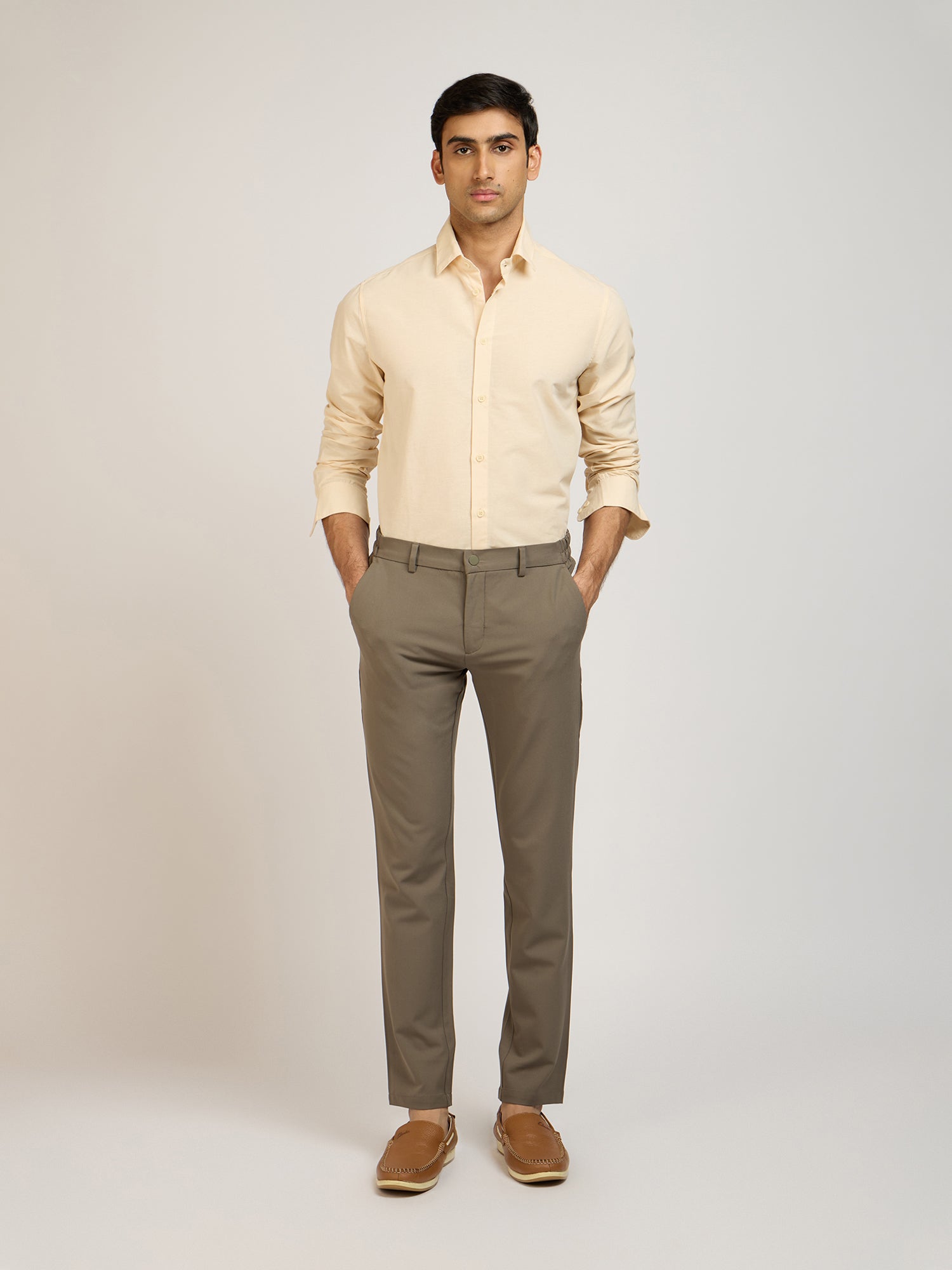 Jute Cotton Plain Shirt