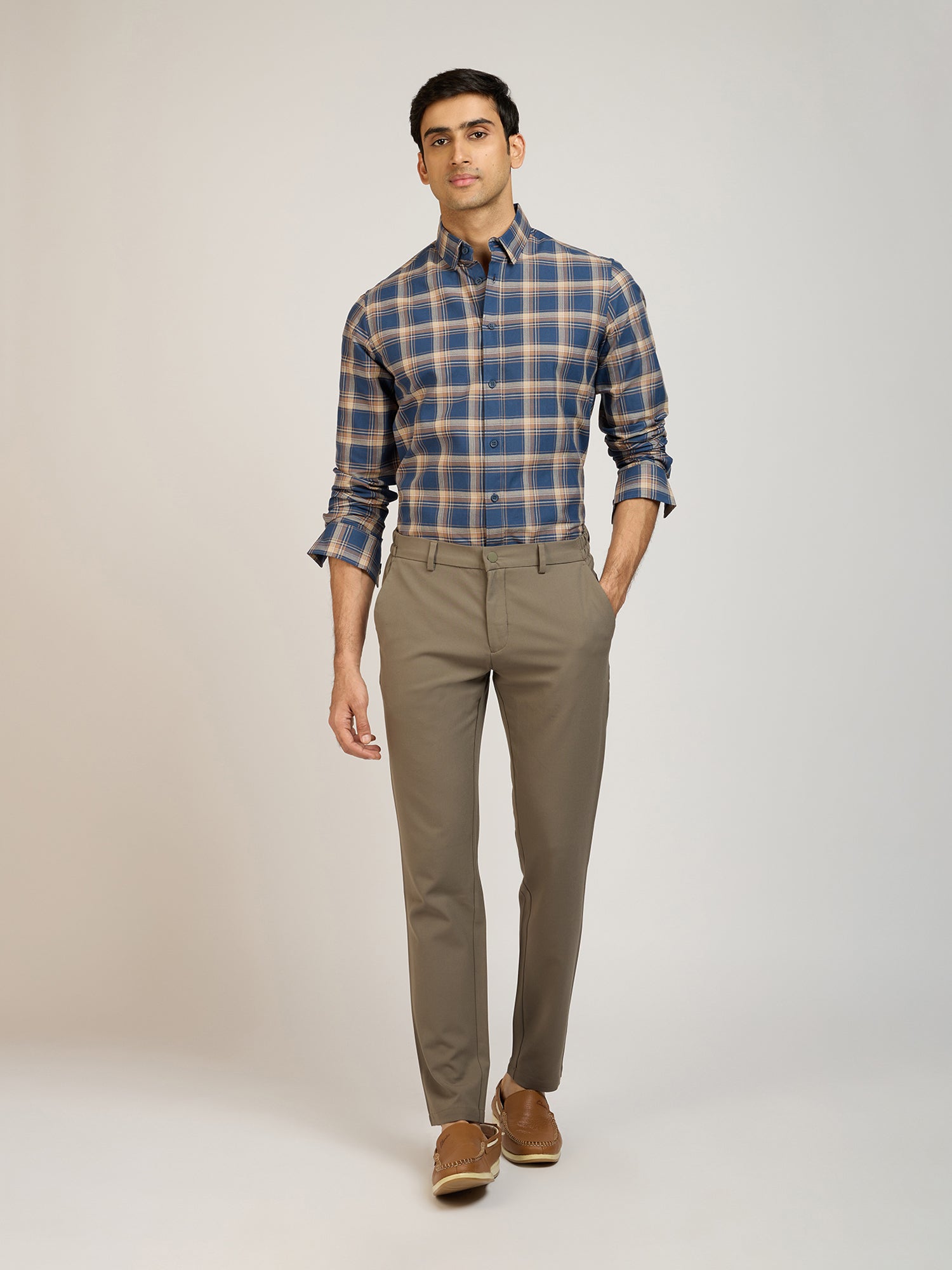 Oxford Checks Blue Shirt