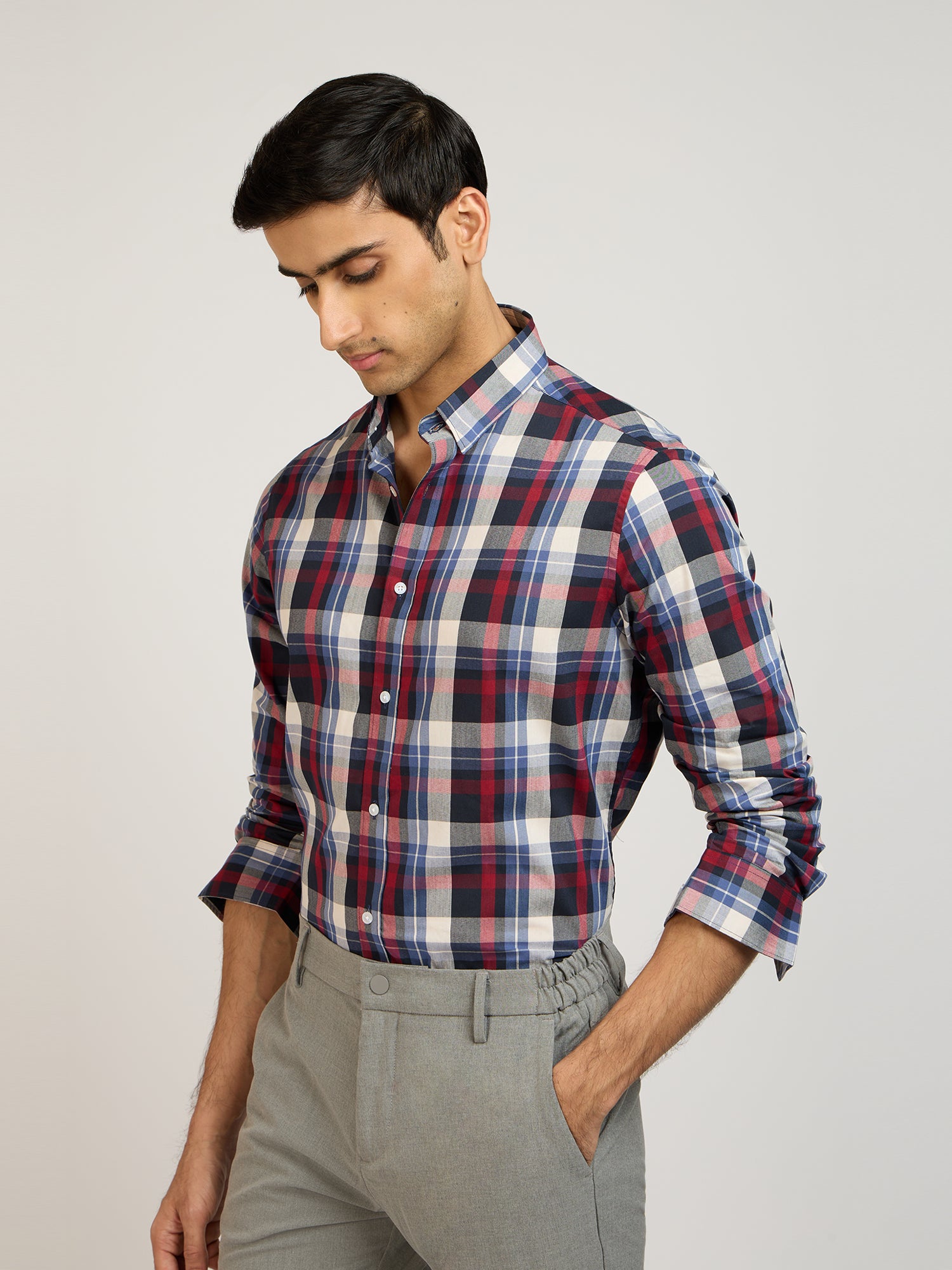 Cotton Check Shirt