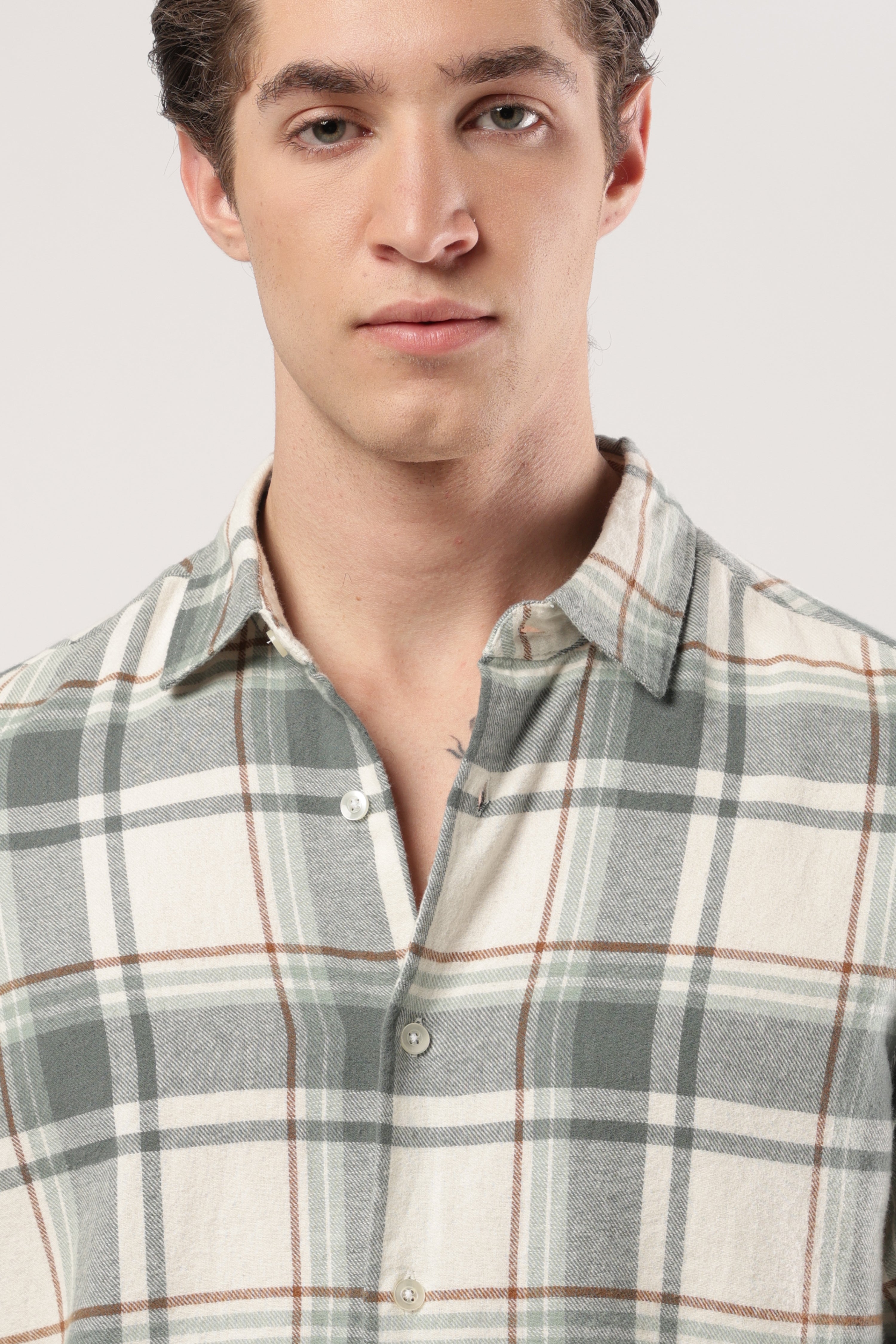 Highland Teal Checks Shirt