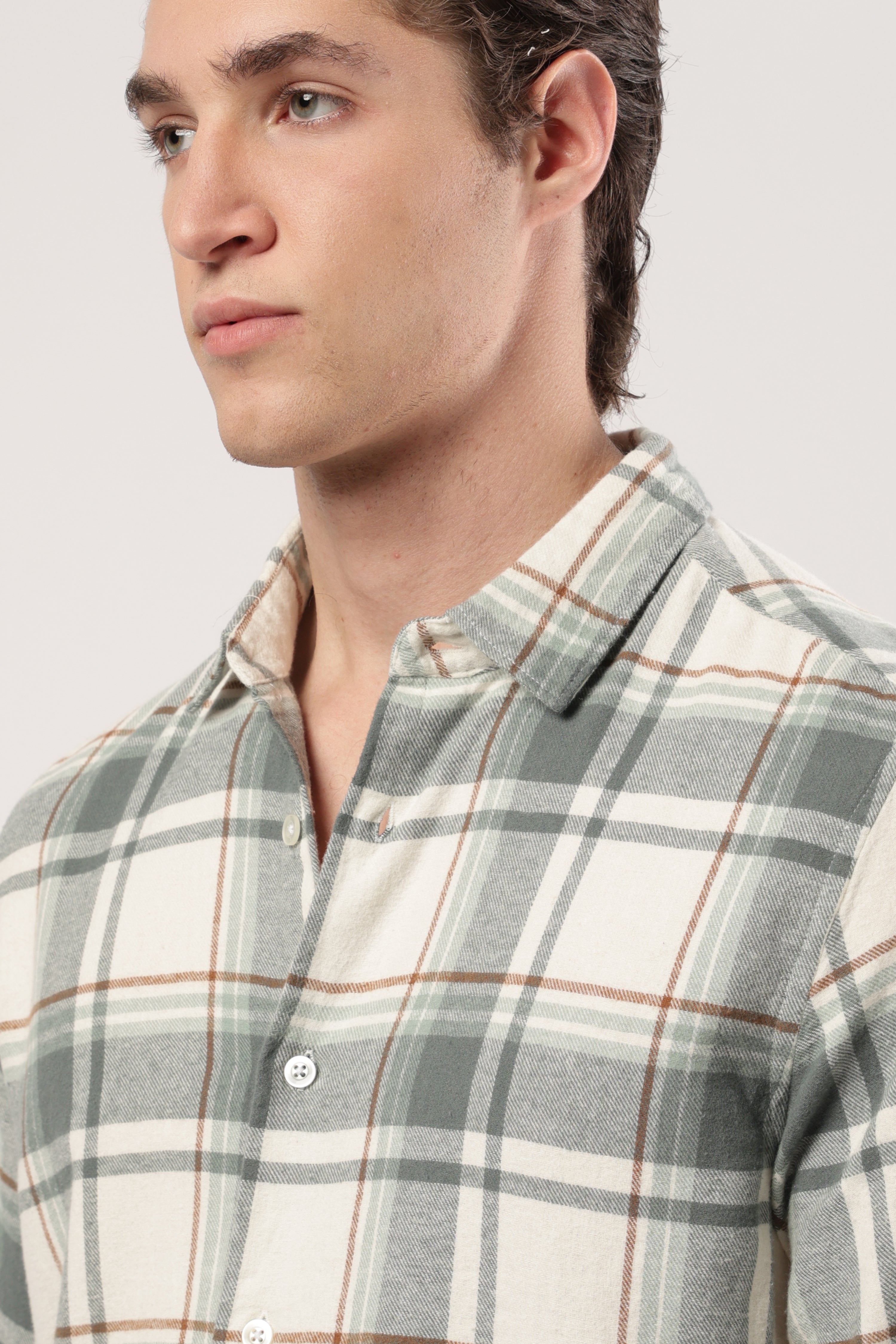 Highland Teal Checks Shirt