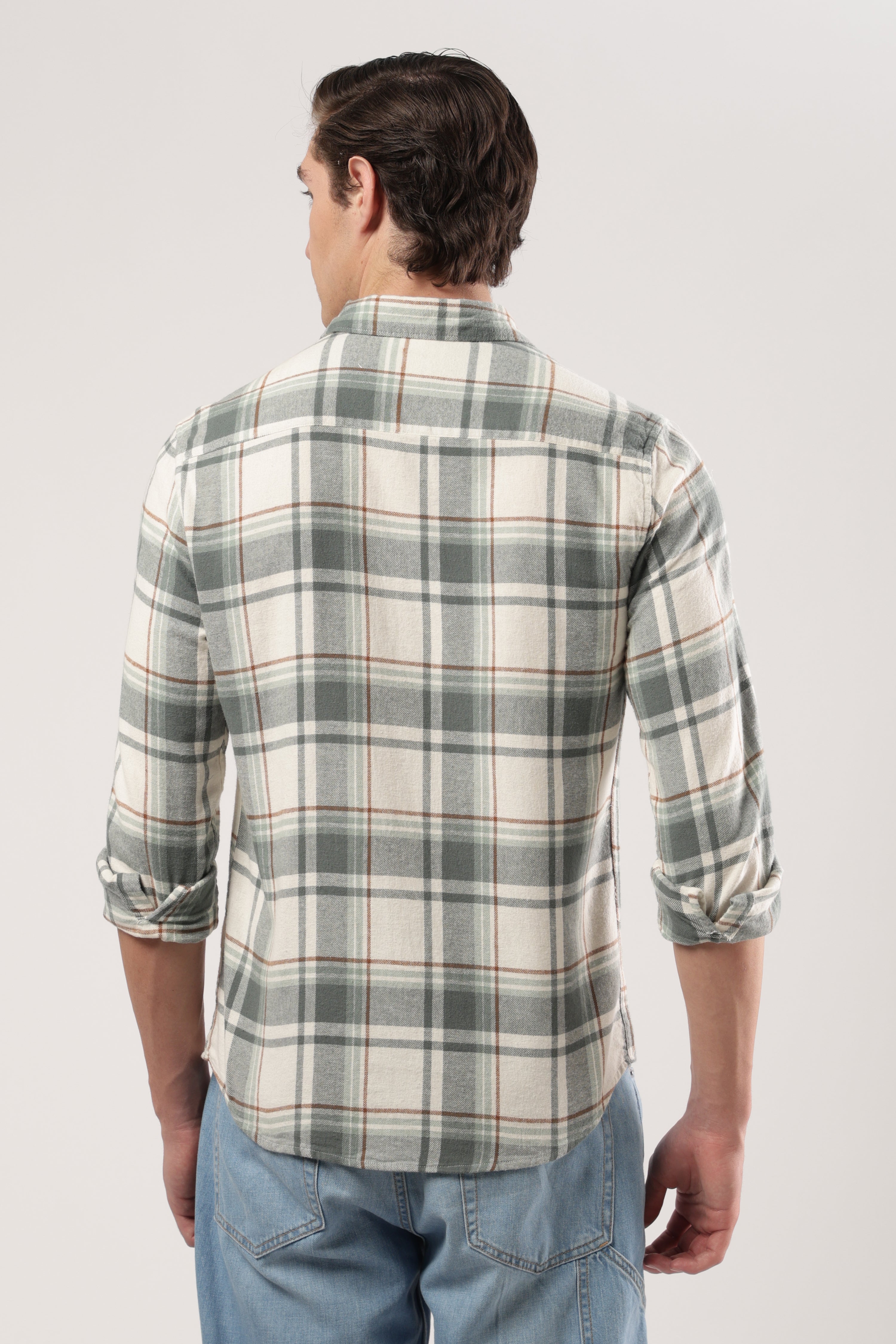 Highland Teal Checks Shirt