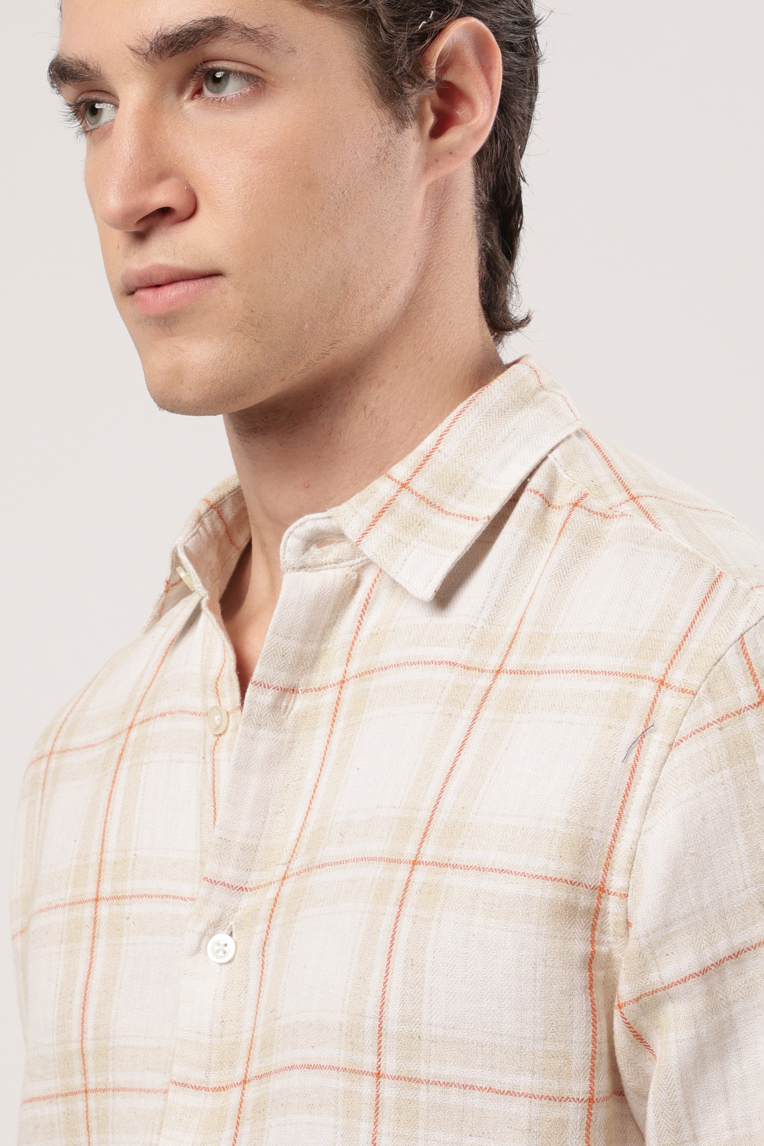 Autumn Amber Checks Shirt