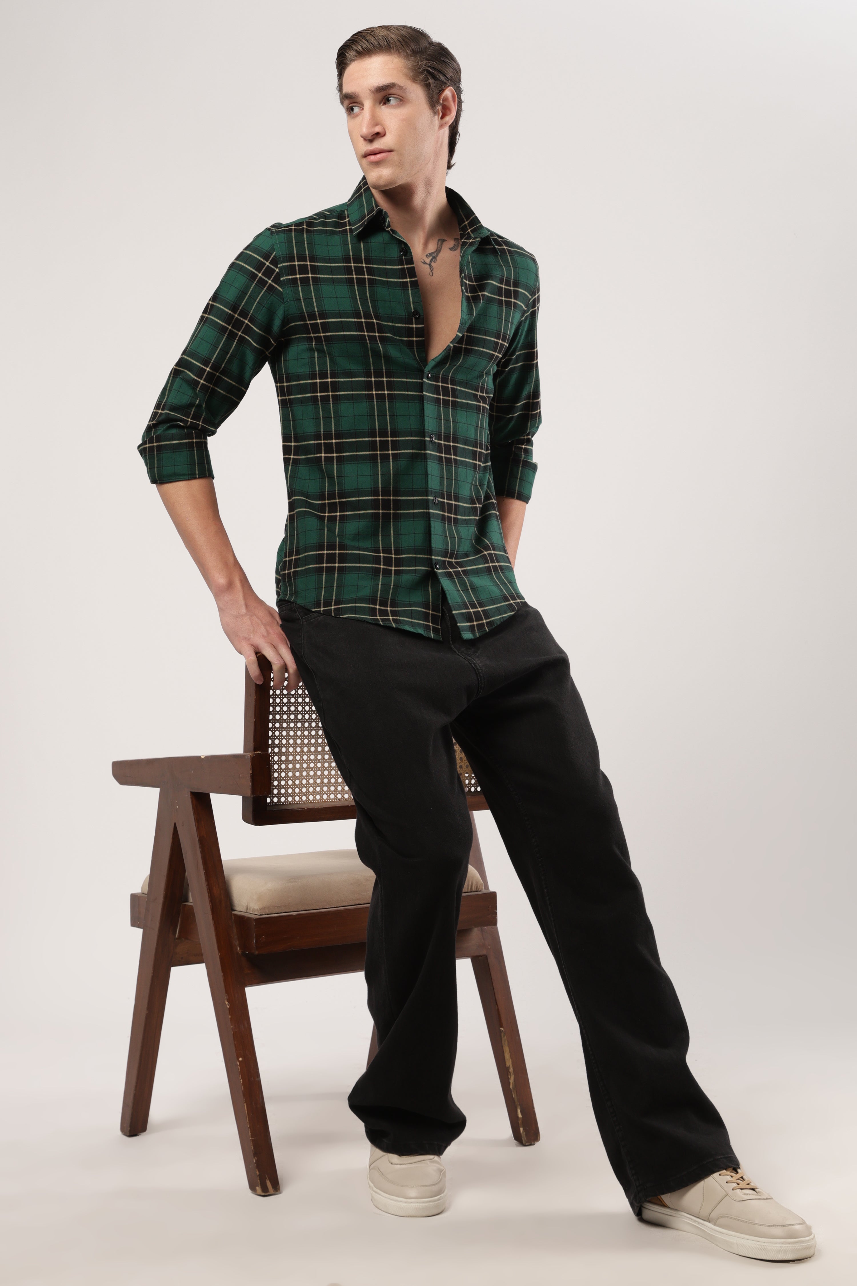 Highland Emerald Check Shirt