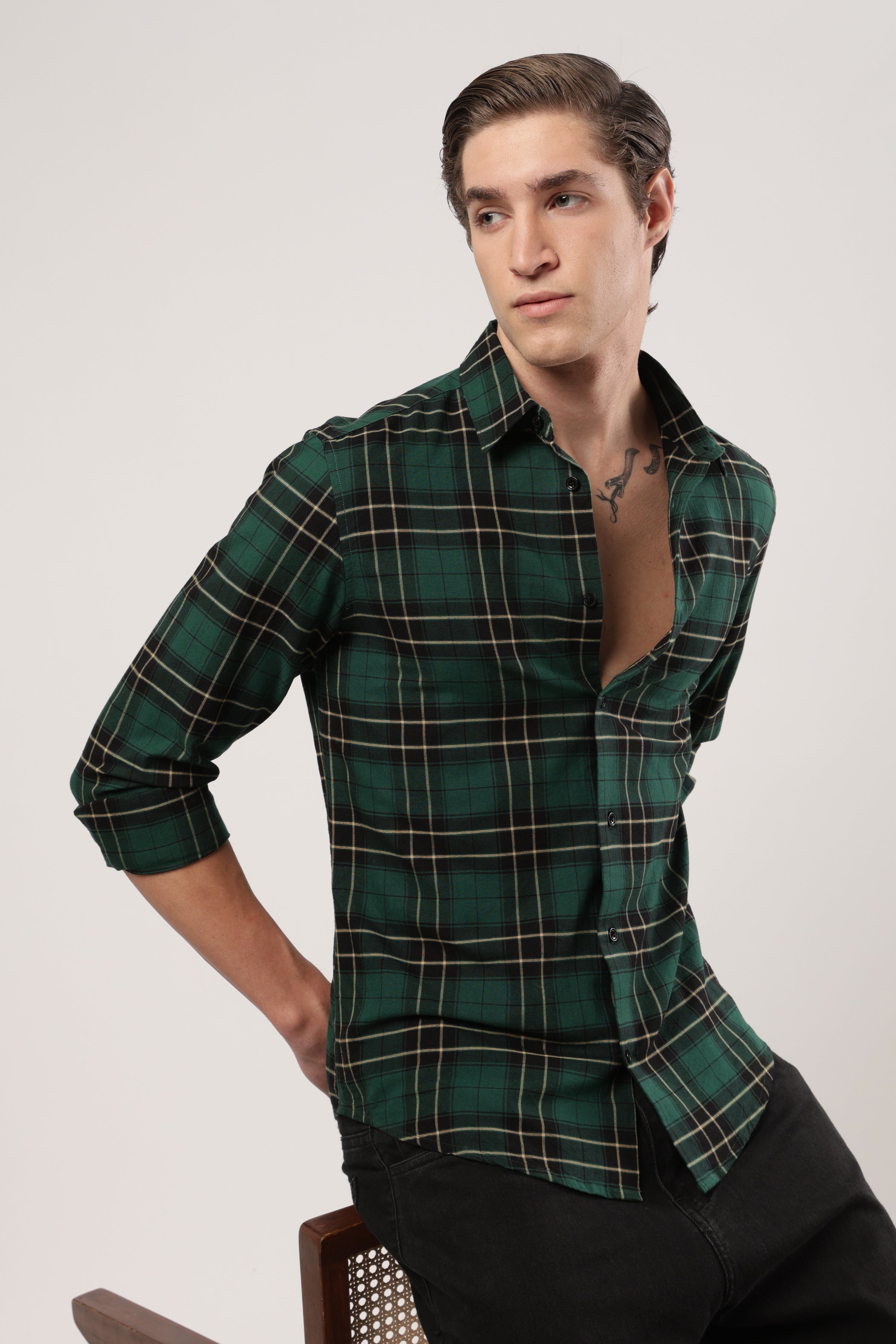 Highland Emerald Check Shirt