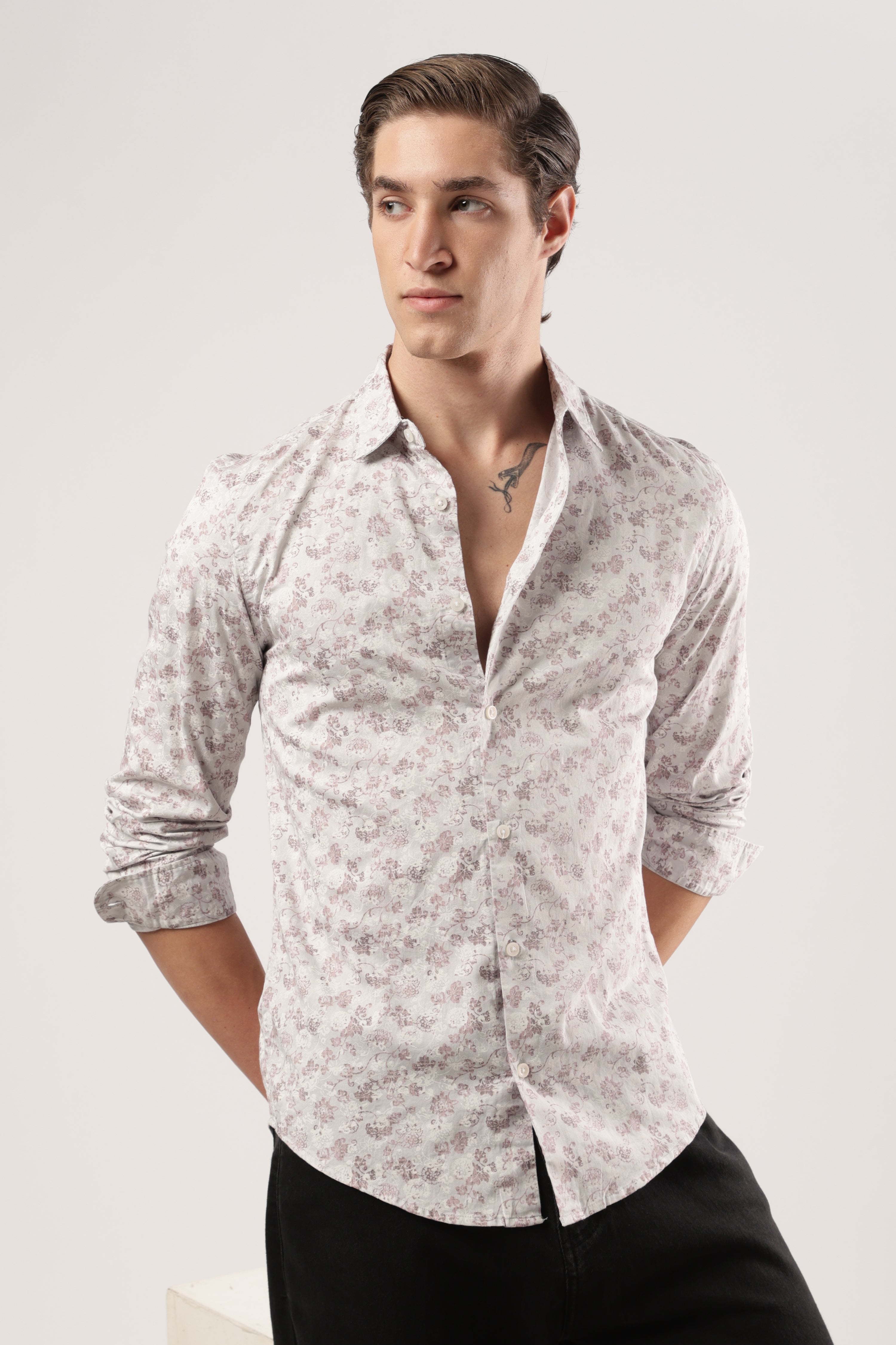 Mauve Mist Botanical Shirt