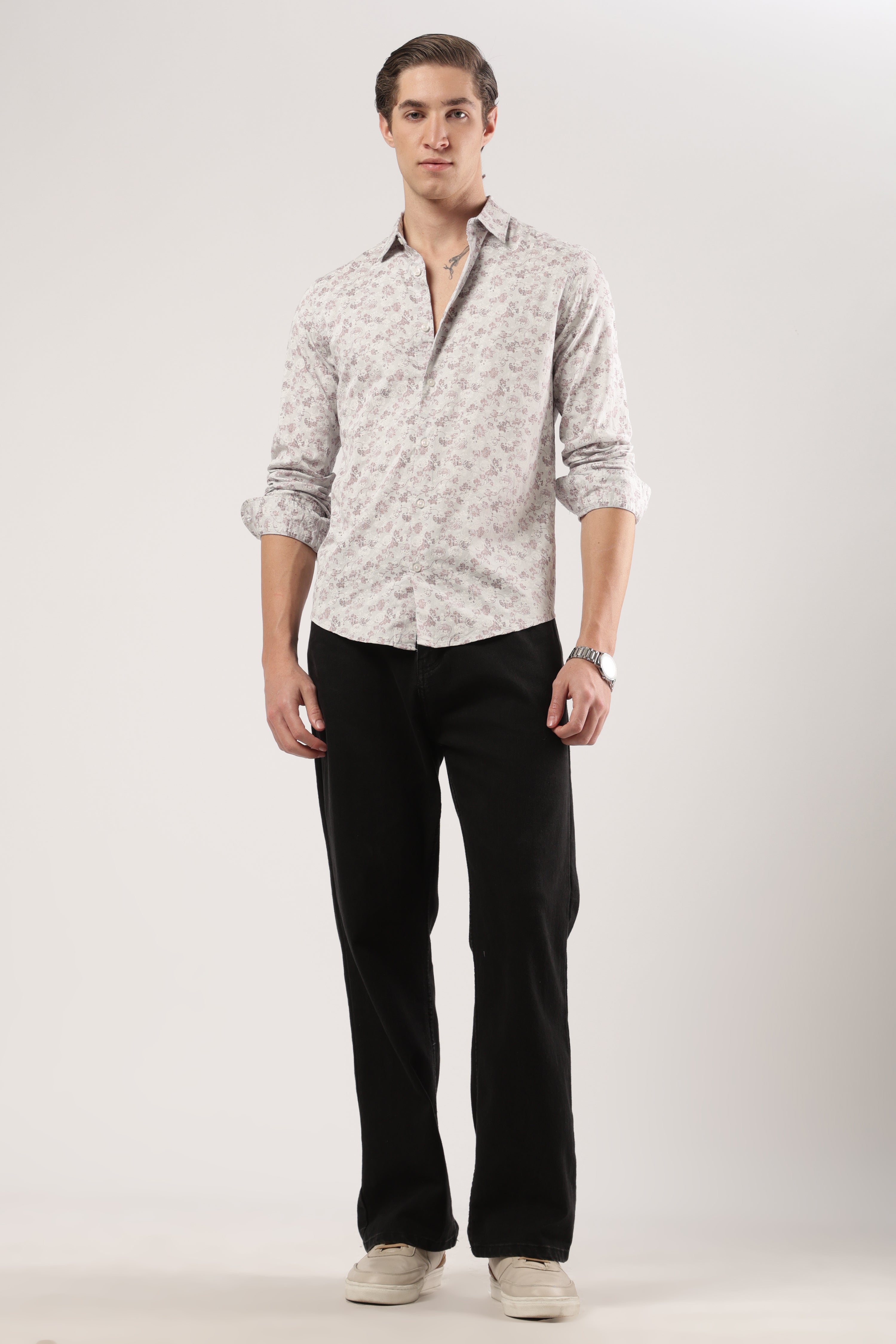 Mauve Mist Botanical Shirt