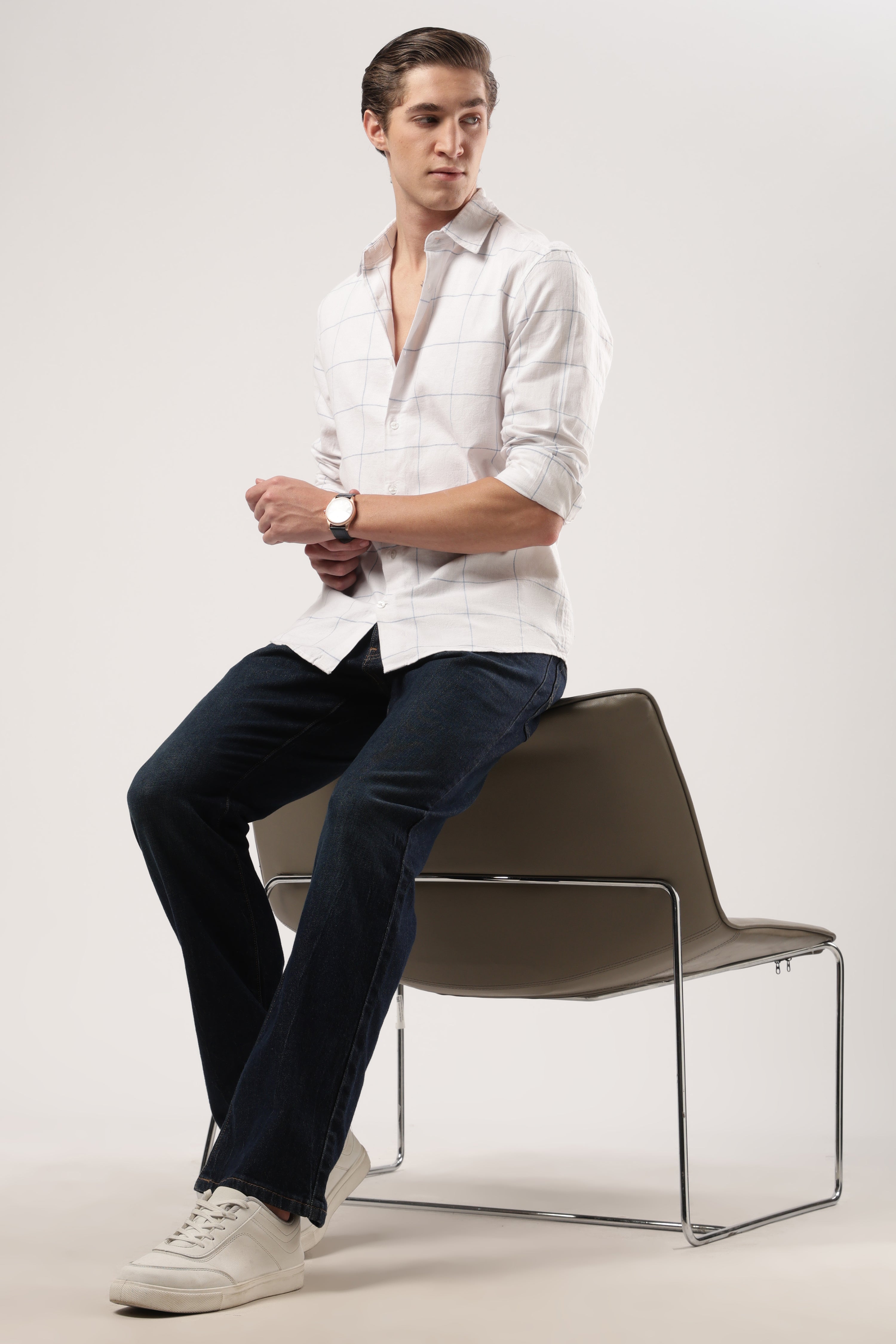 Snowline Blue Checks Shirt