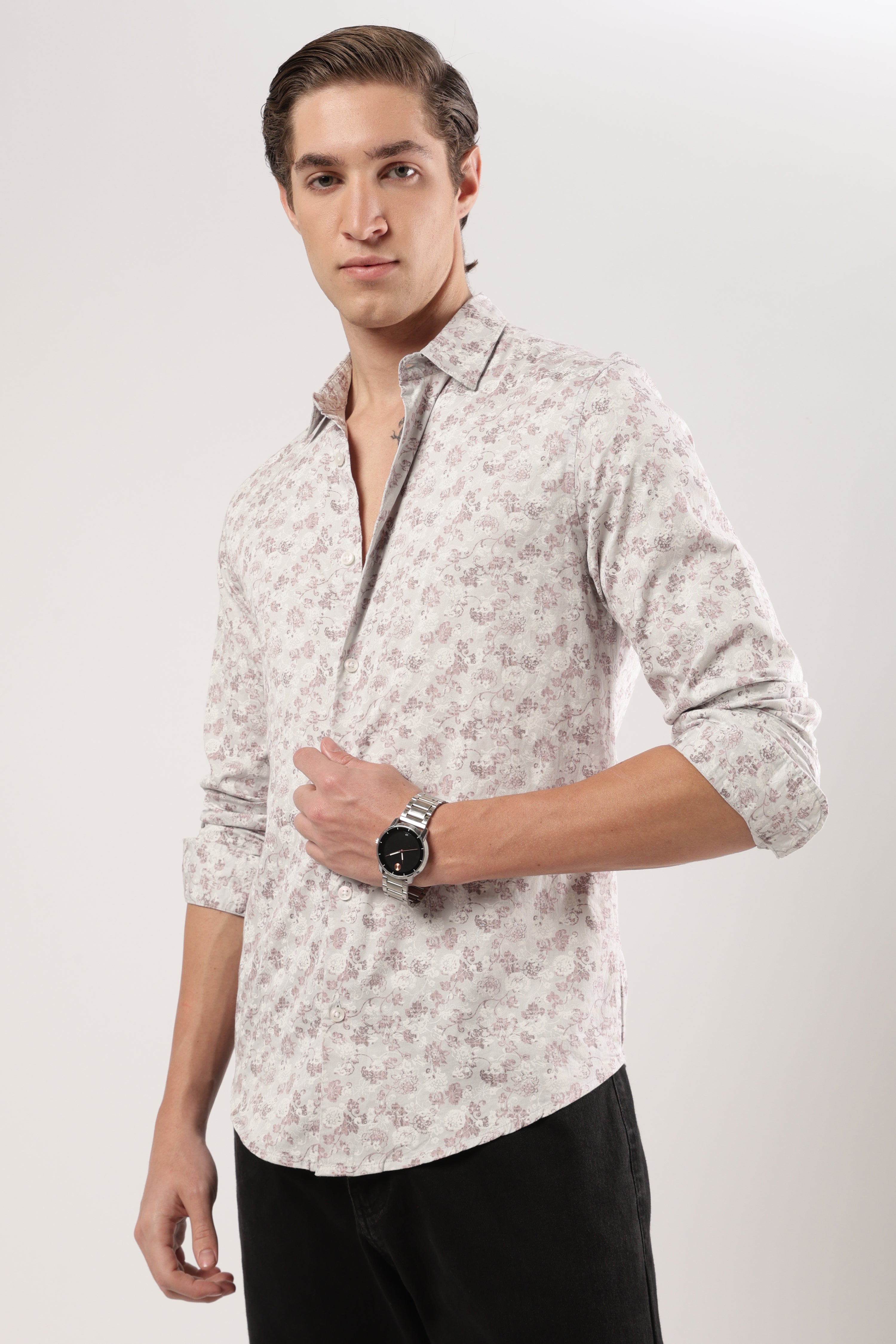 Mauve Mist Botanical Shirt
