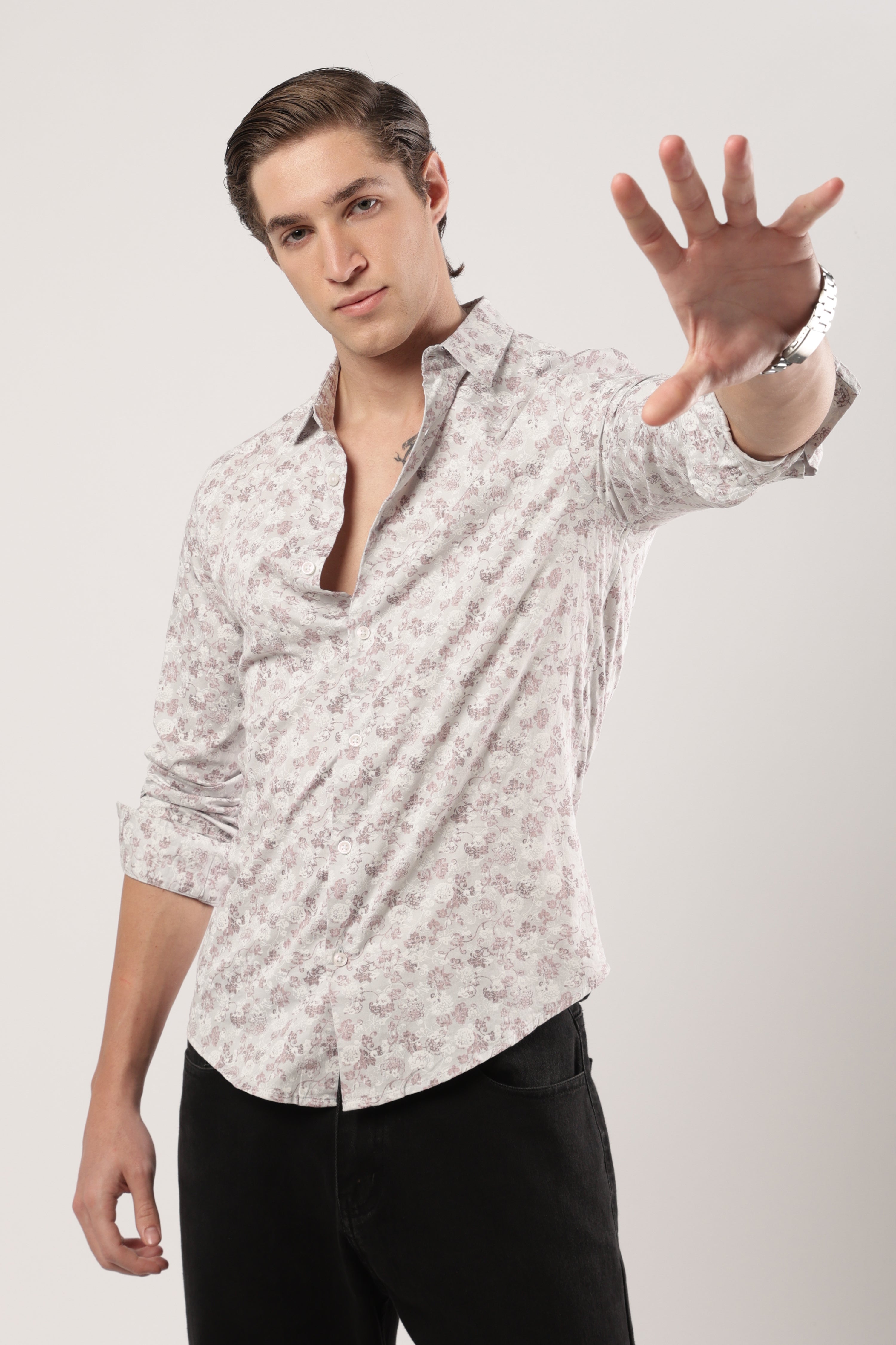 Mauve Mist Botanical Shirt