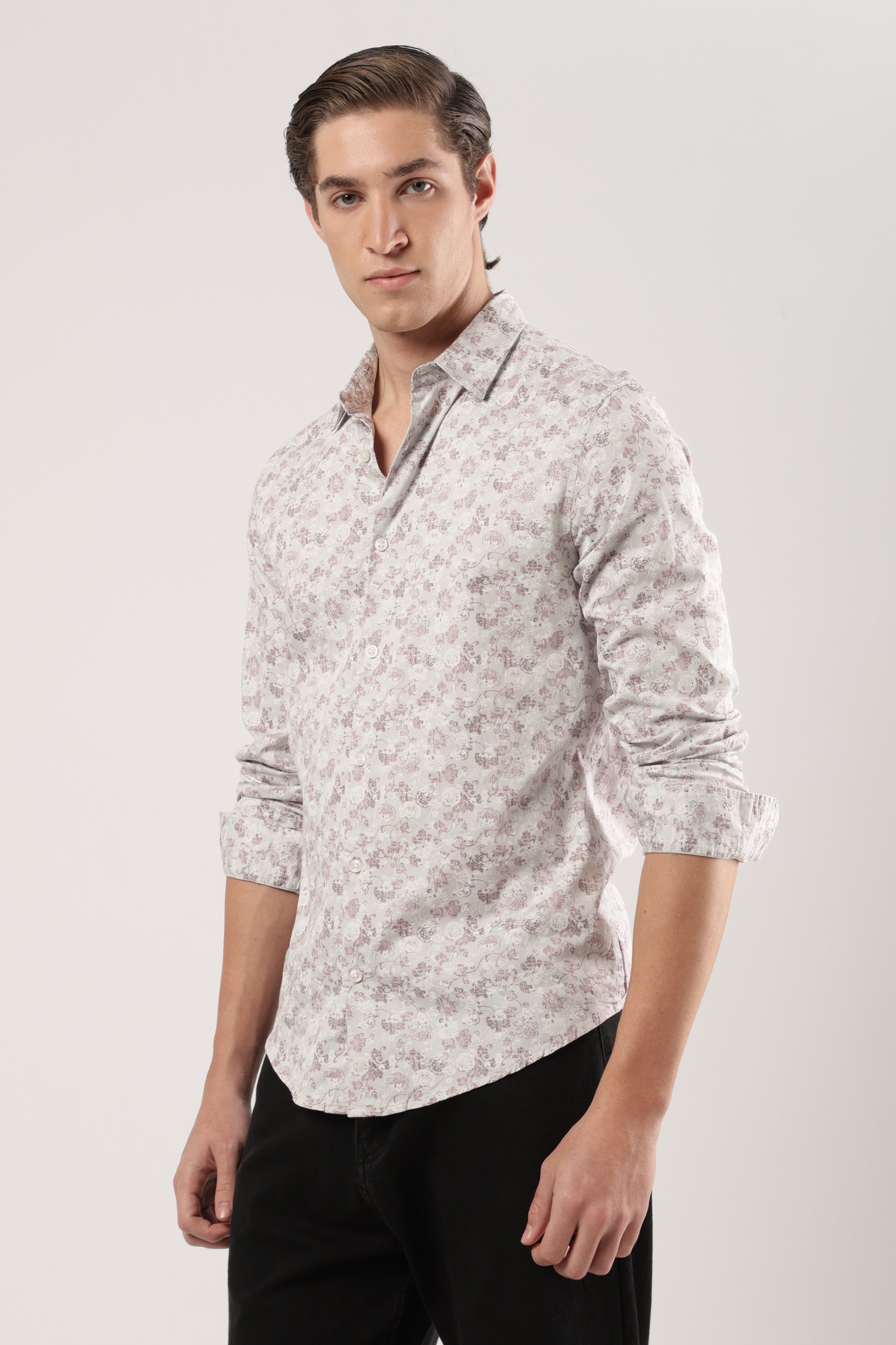 Mauve Mist Botanical Shirt