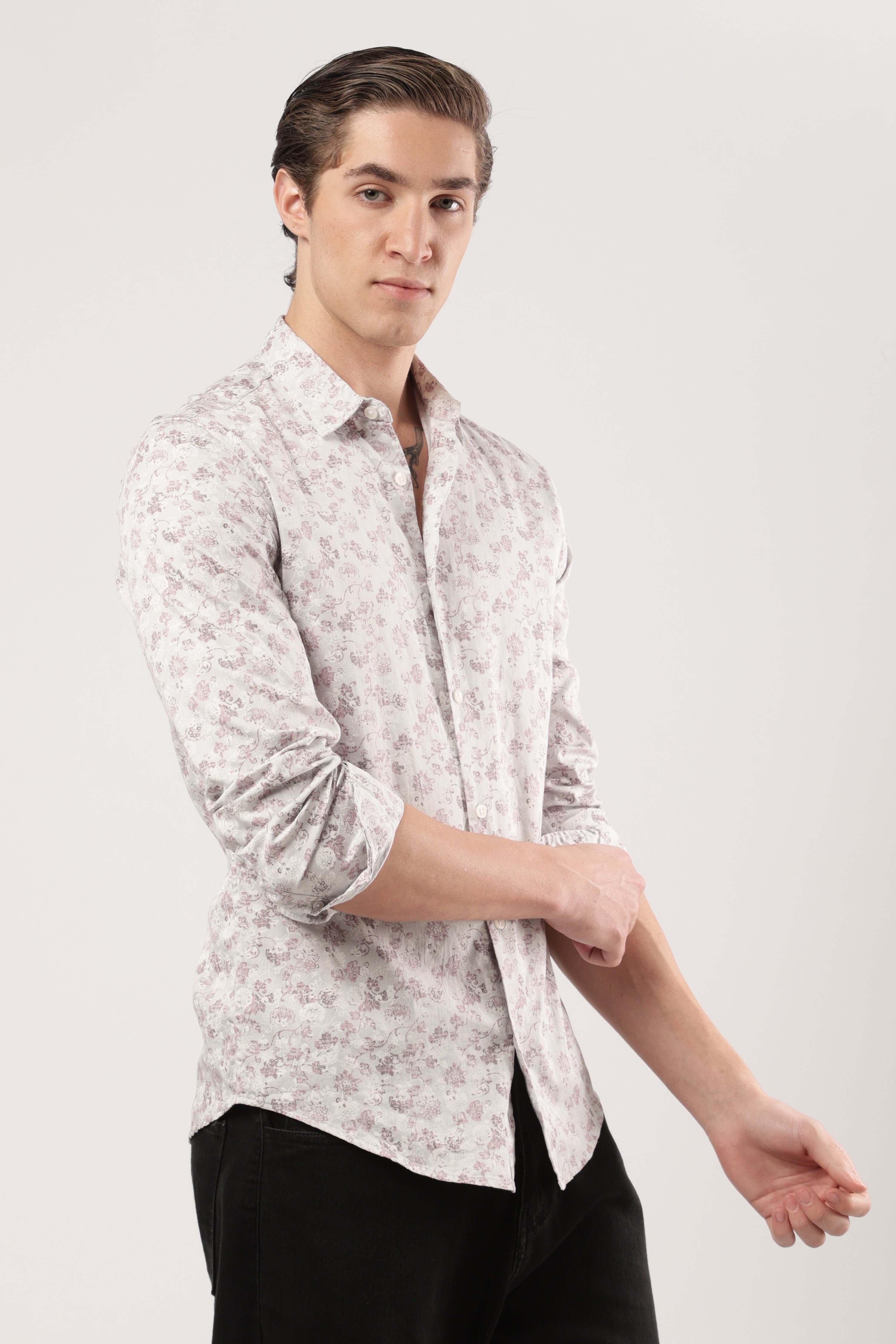 Mauve Mist Botanical Shirt