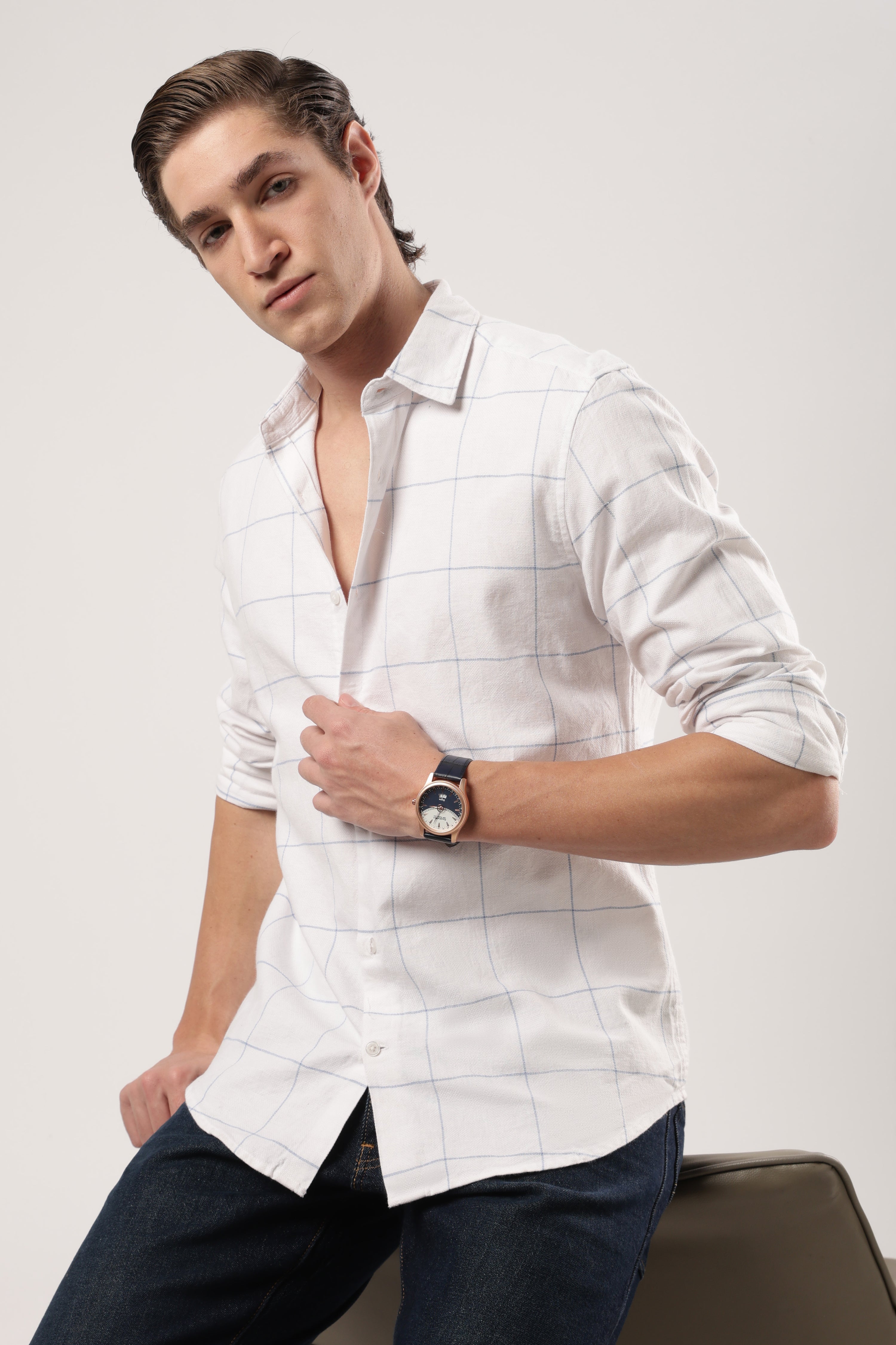 Snowline Blue Checks Shirt