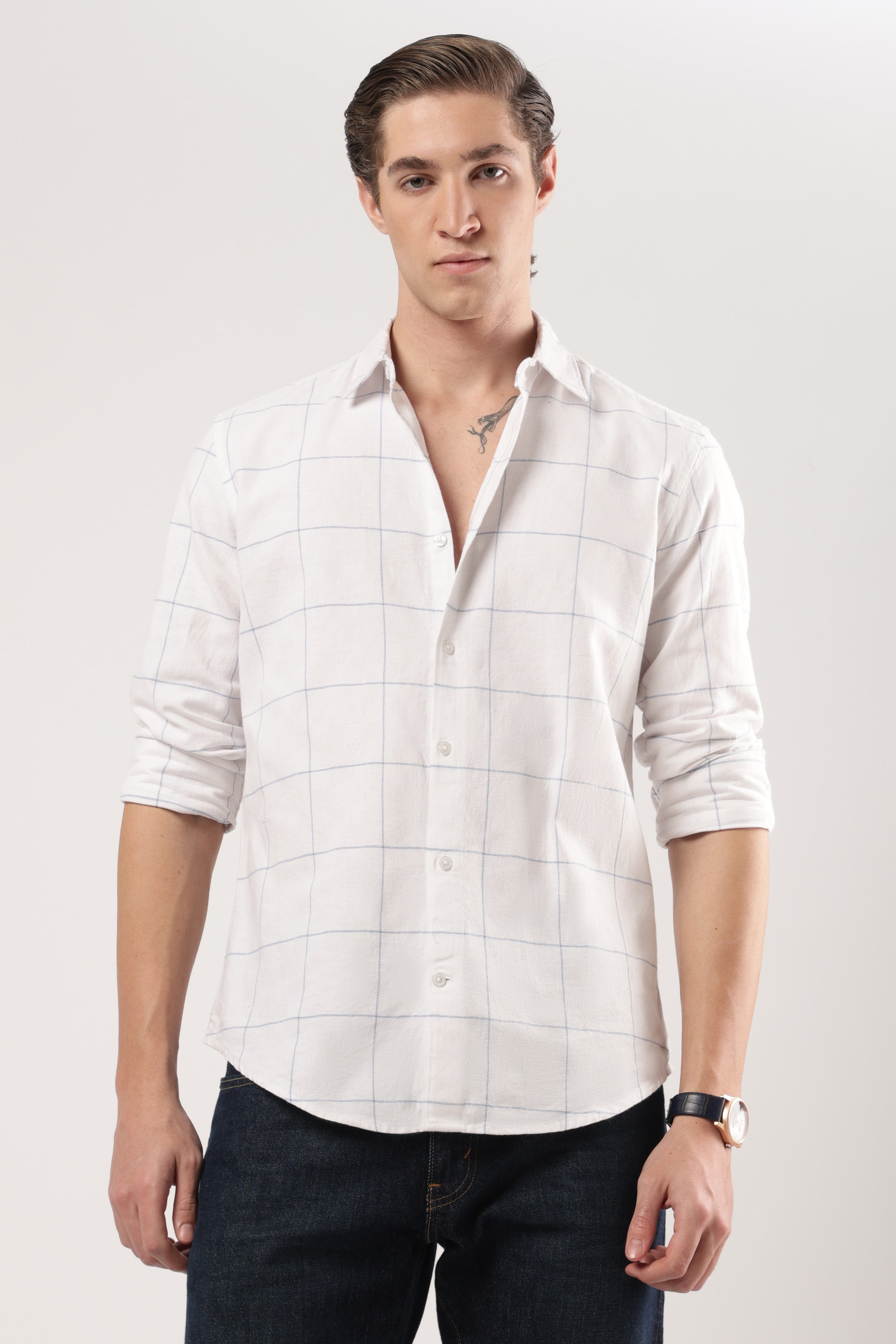 Snowline Blue Checks Shirt