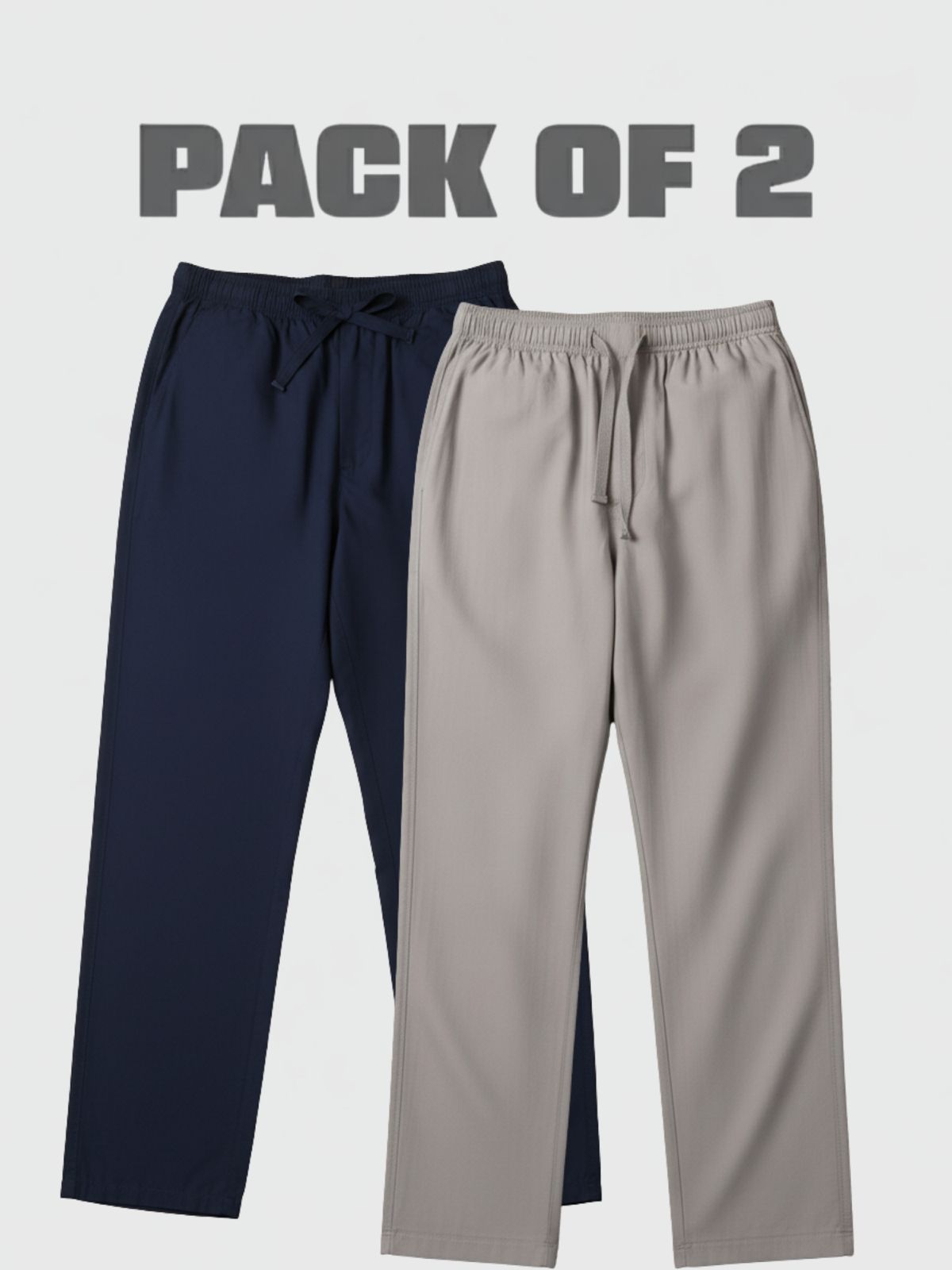 2-Pack Men's Regular Fit Cotton Pyjamas