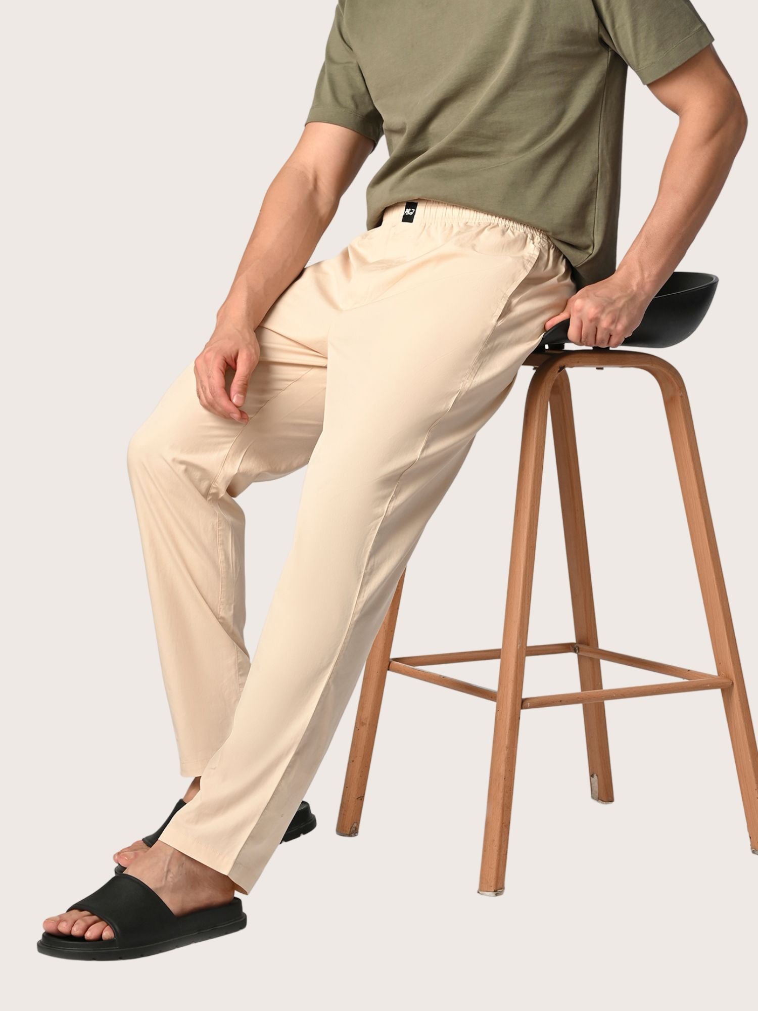 Oatmeal Beige Pyjama Pants