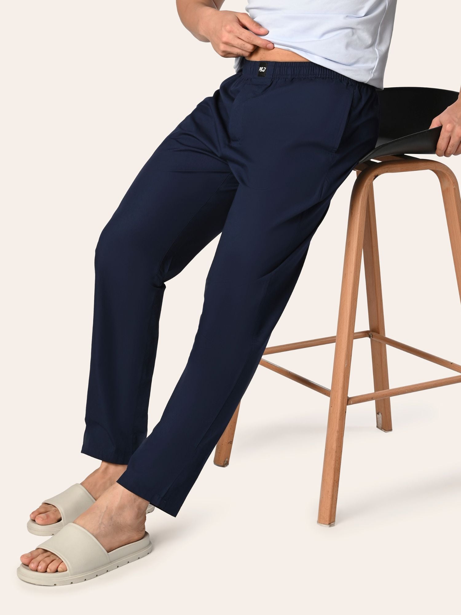 True Navy Blue Pyjama Pants