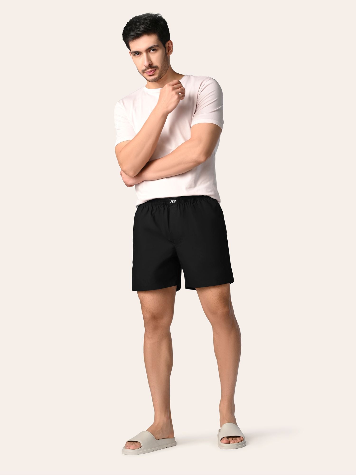 Aero Weave Boxer Shorts Jet Black