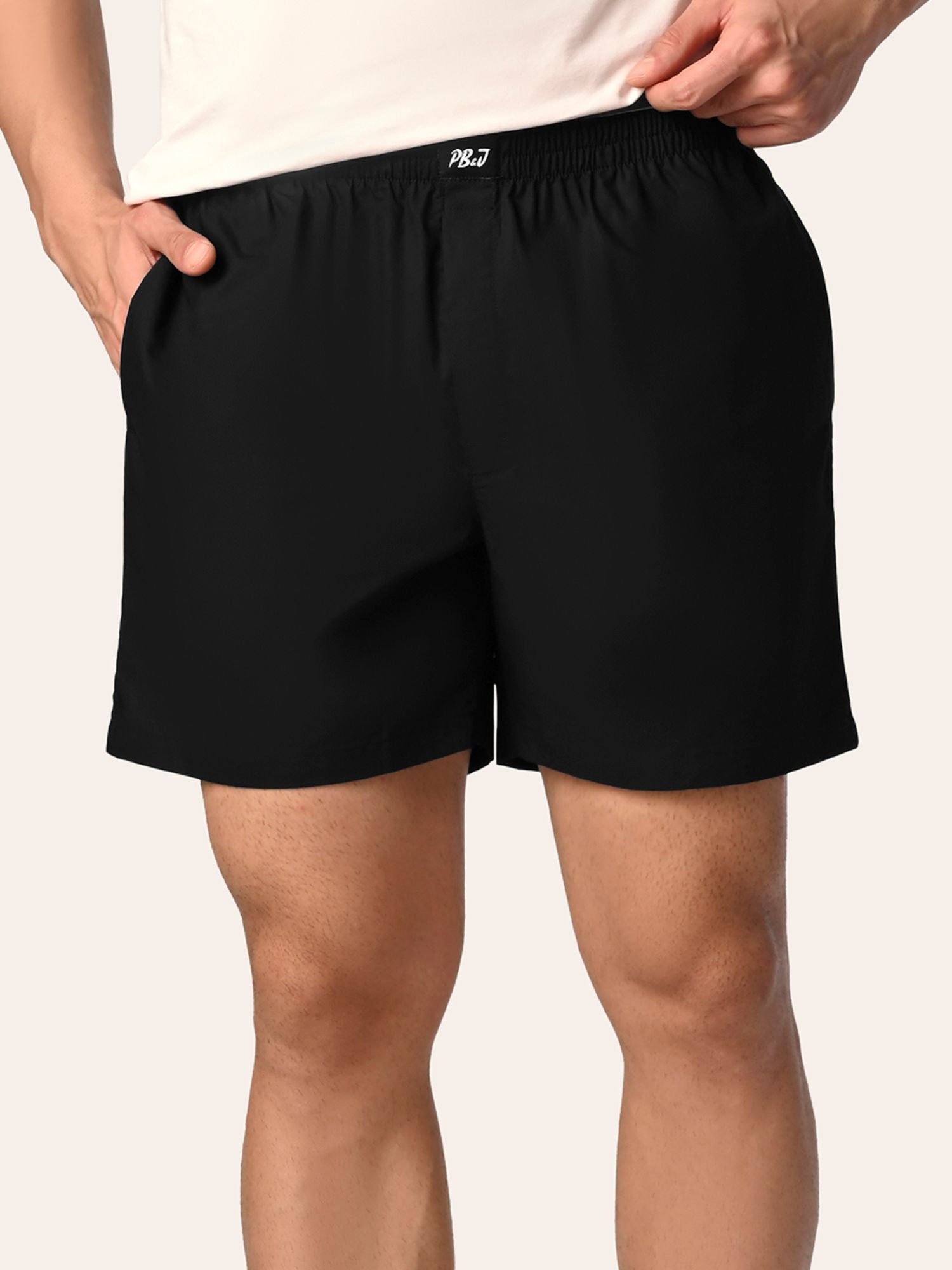 Aero Weave Boxer Shorts Jet Black