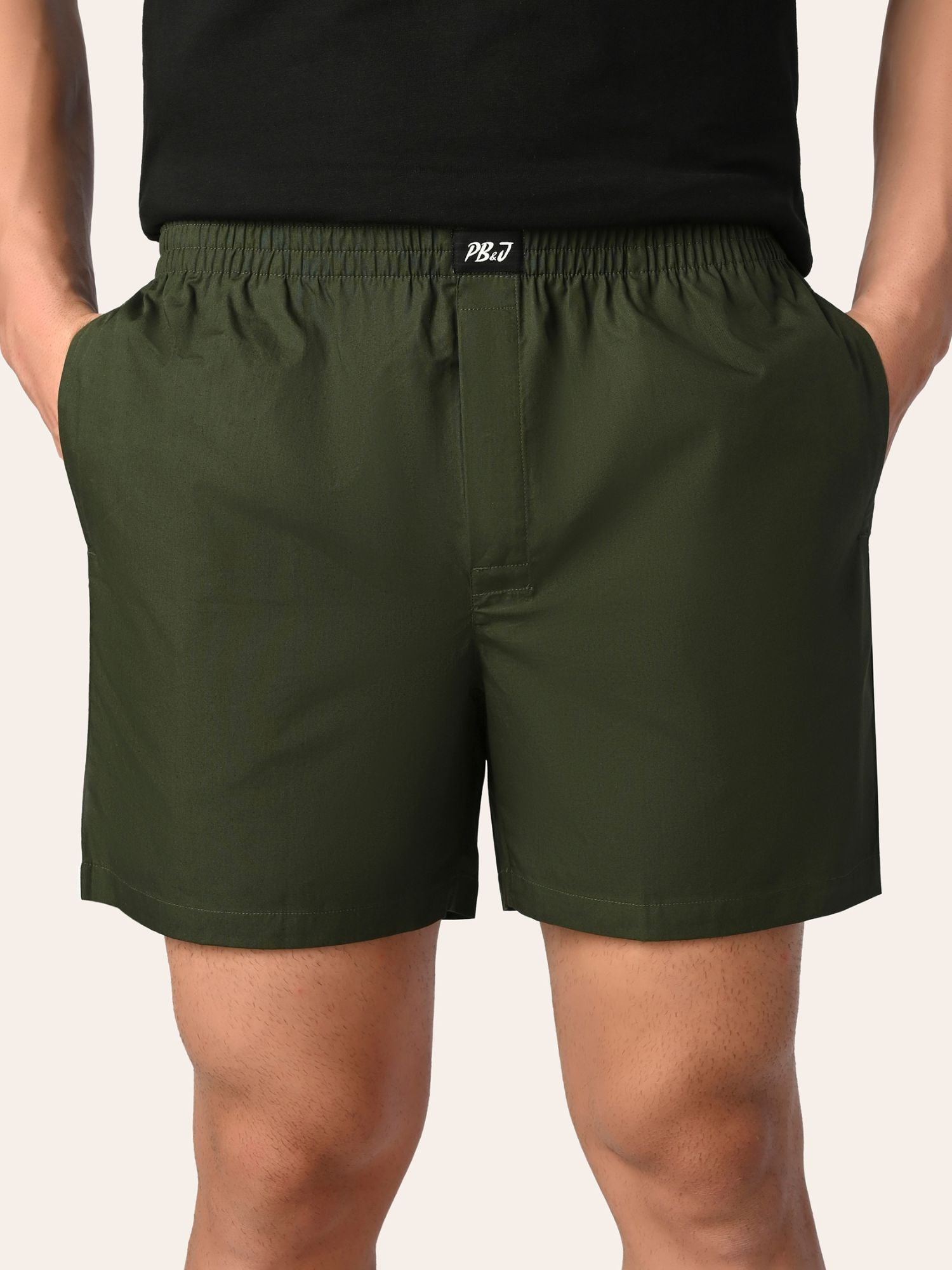 Aero Weave Boxer Shorts Forest Green