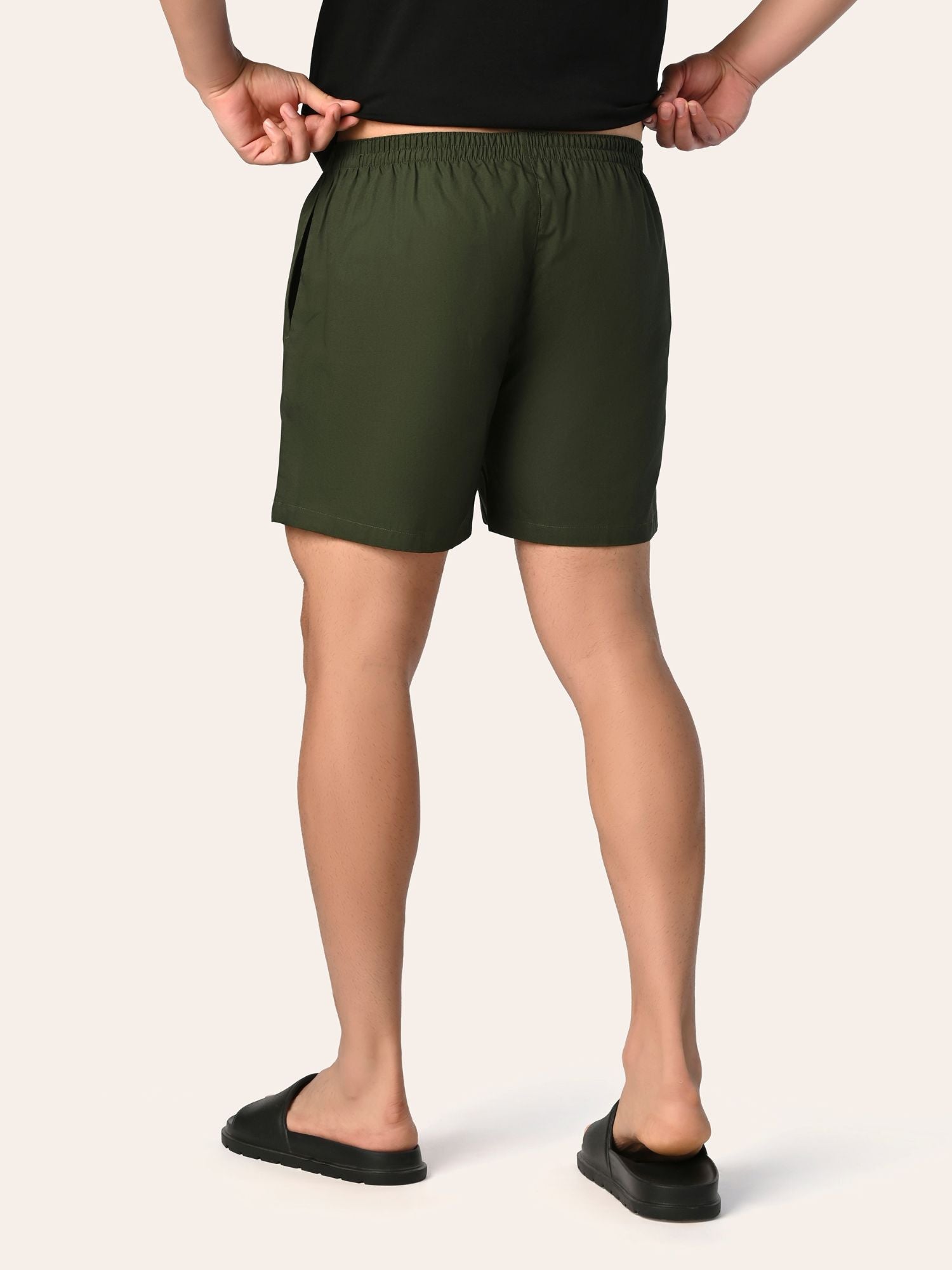 Aero Weave Boxer Shorts Forest Green