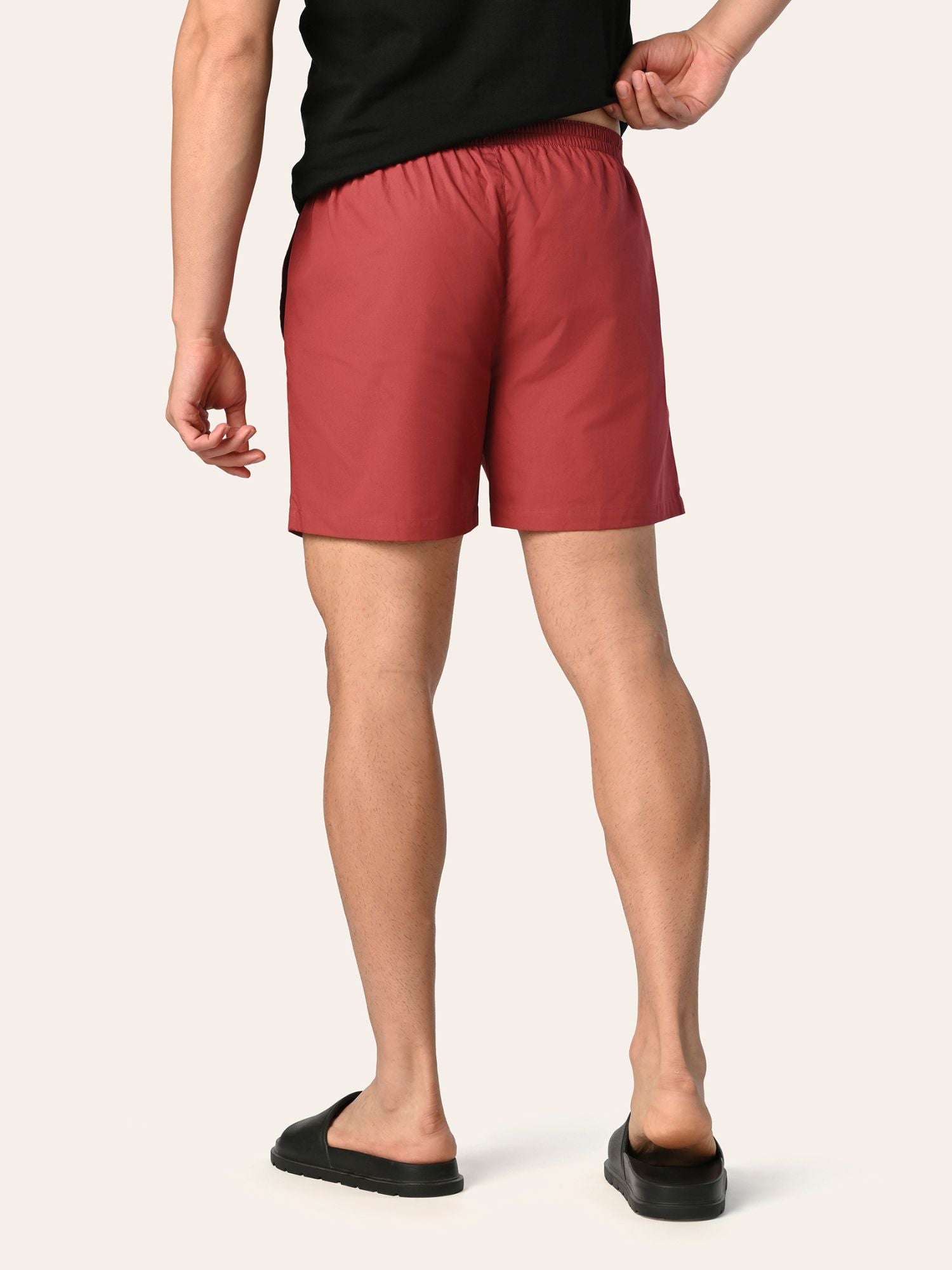 Aero Weave Boxer Shorts Slumber Maroon