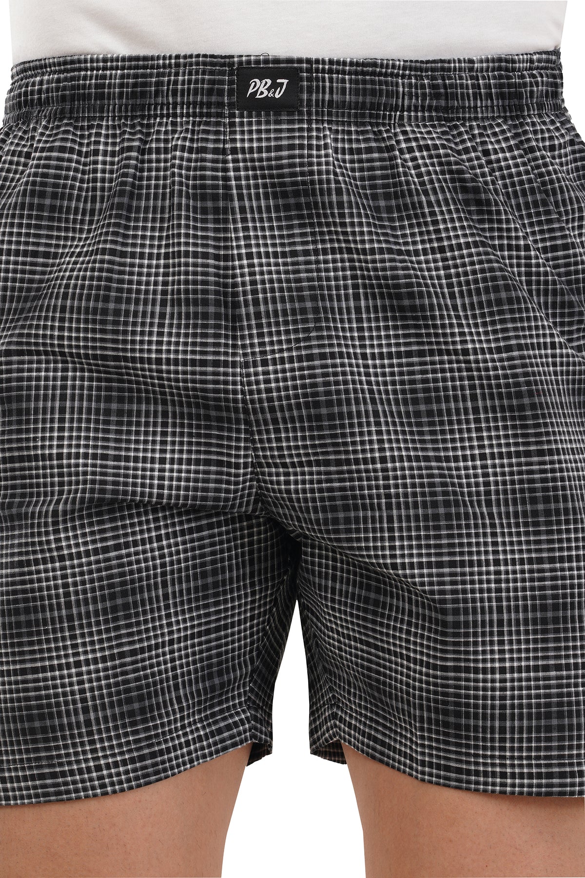 Men's Blue Checks Boxers