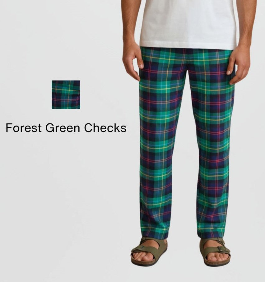 Men's Regular Fit Cotton Pyjamas