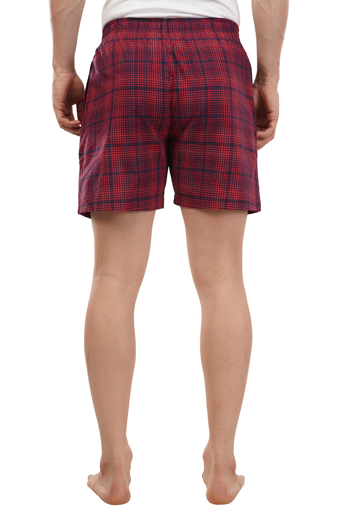 Men's Blue Checks Boxers